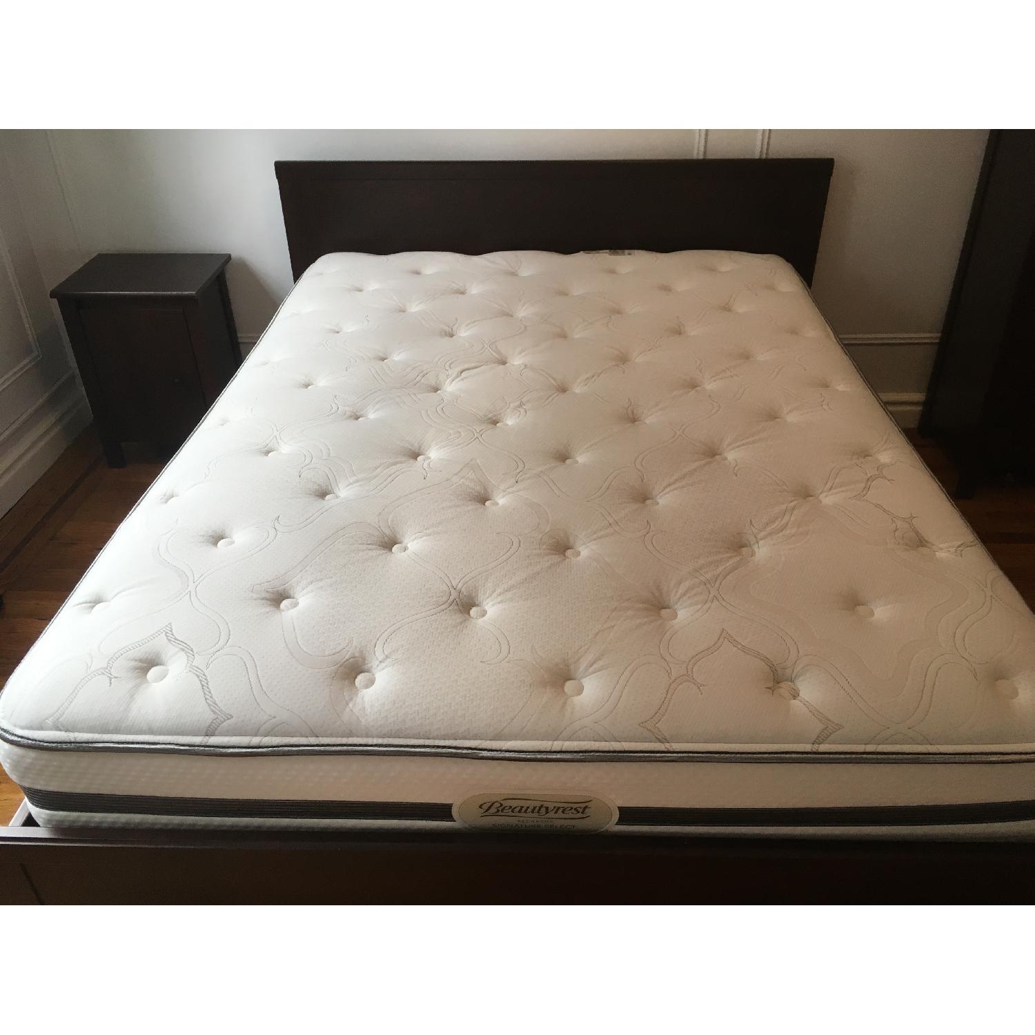 Ikea Brusali Queen Size Bed w/ 4 Storage Drawers AptDeco