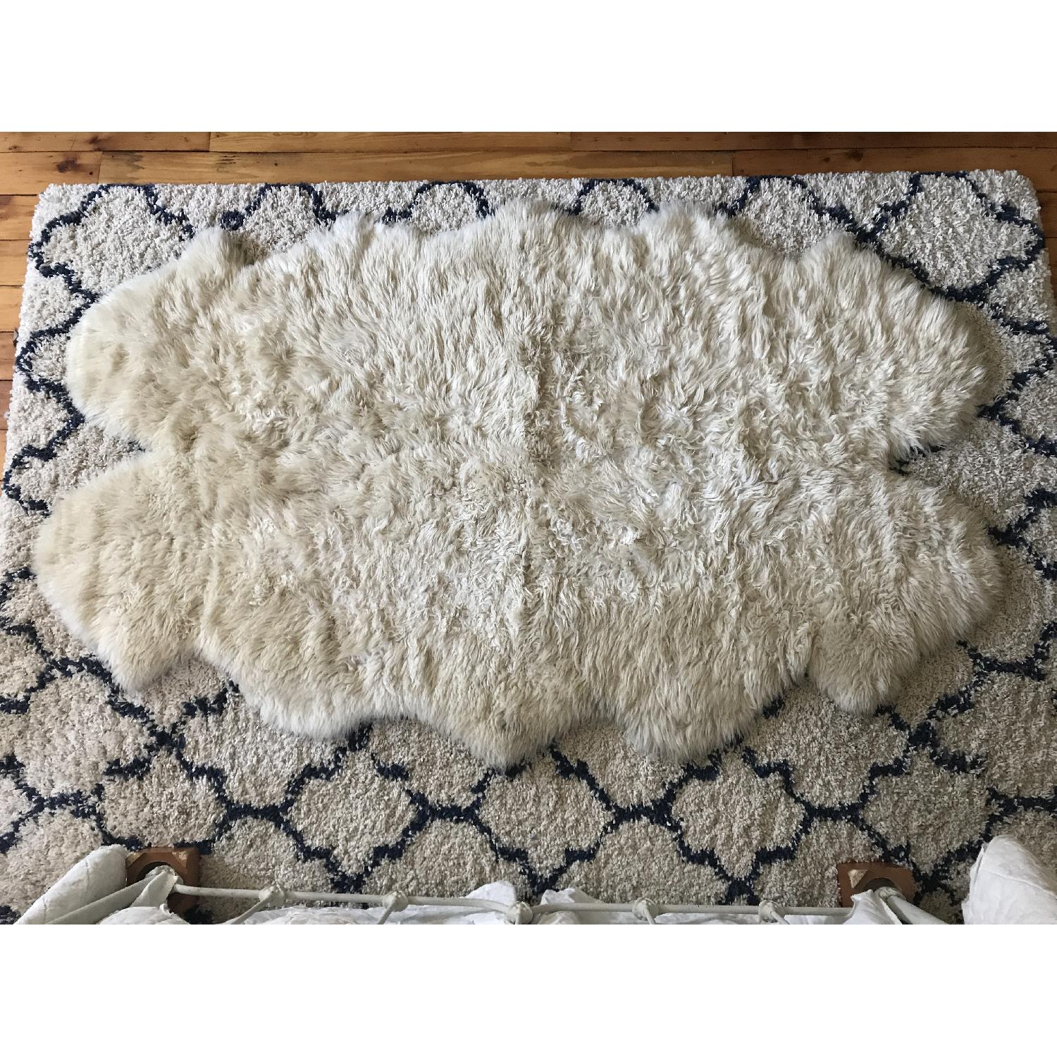 Quad Sheepskin Fur Rug - AptDeco