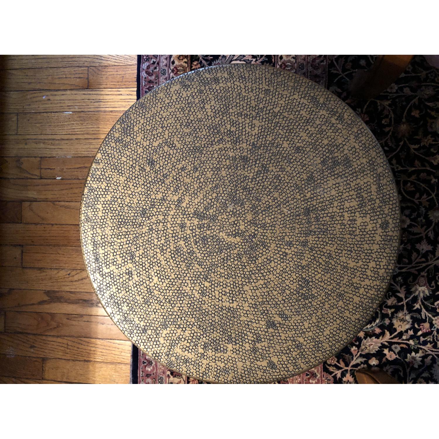 Crate & Barrel Cymbal Storage Drum Table - image-3