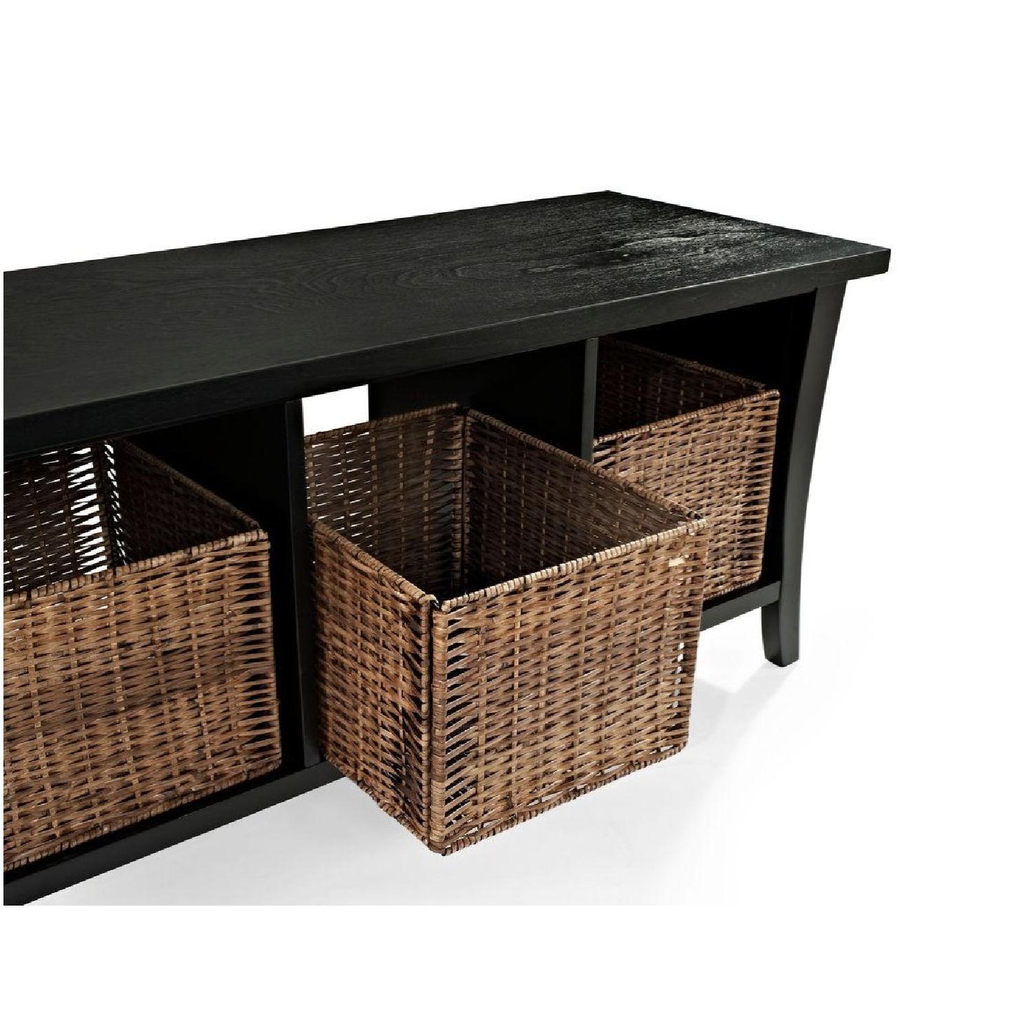 Crosley Wallis Entryway Storage Bench AptDeco