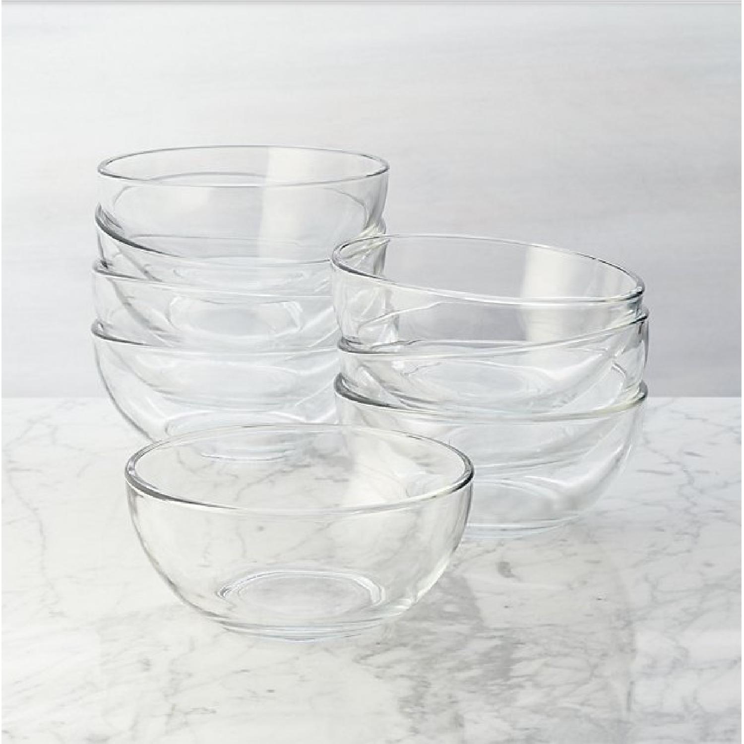 Crate & Barrel Moderno Glass 12 Piece Dining Set - image-3