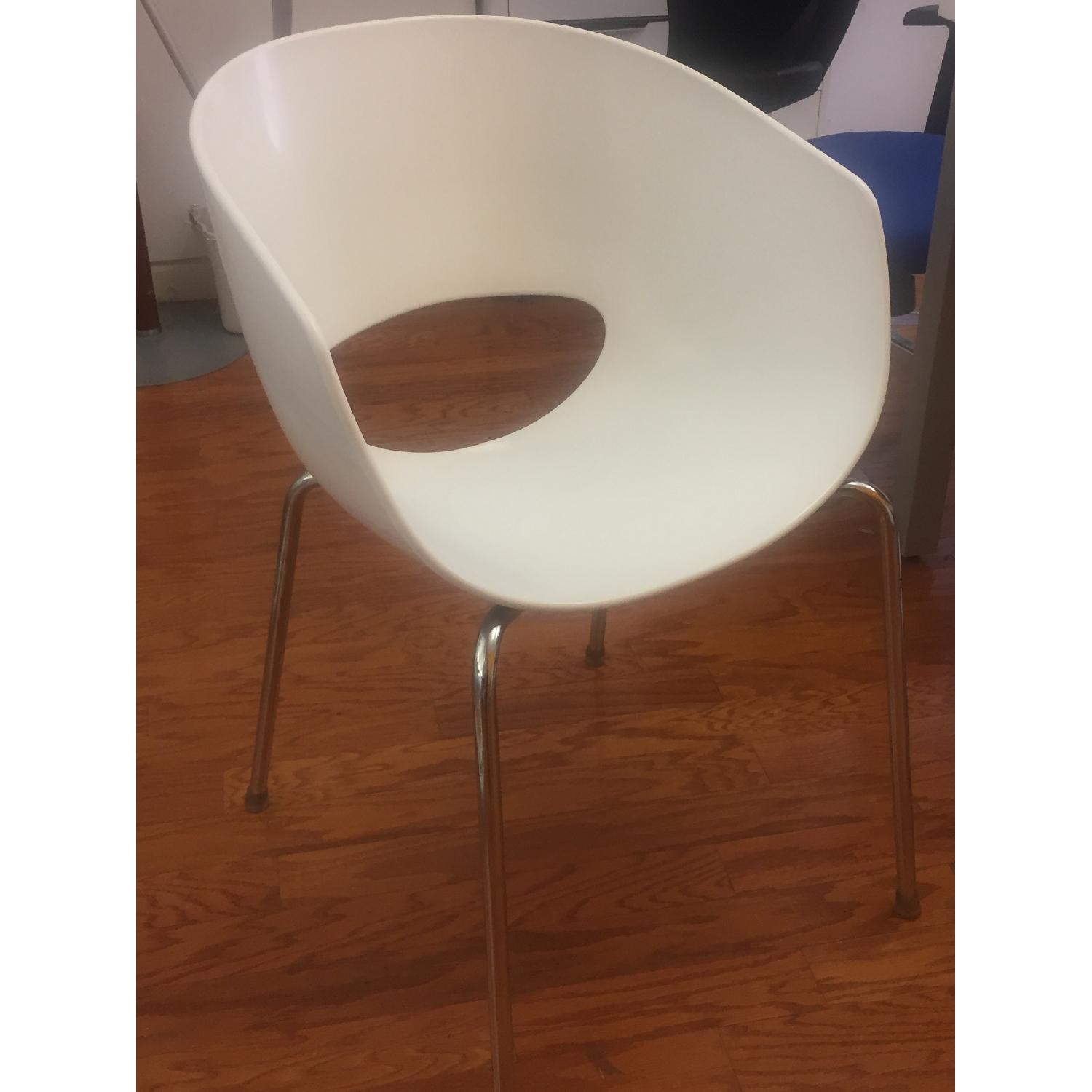 Ikea White Plastic Chair - image-2