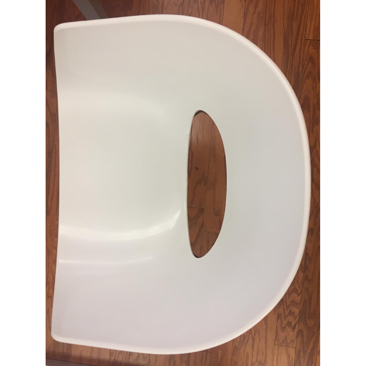 Ikea White Plastic Chair - image-3