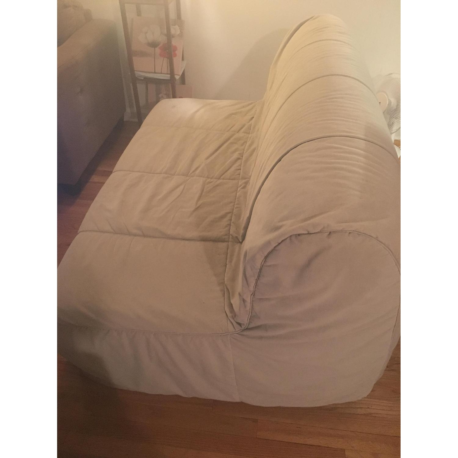 Ikea Lycksele Lovas Sleeper Sofa in Ransta White AptDeco