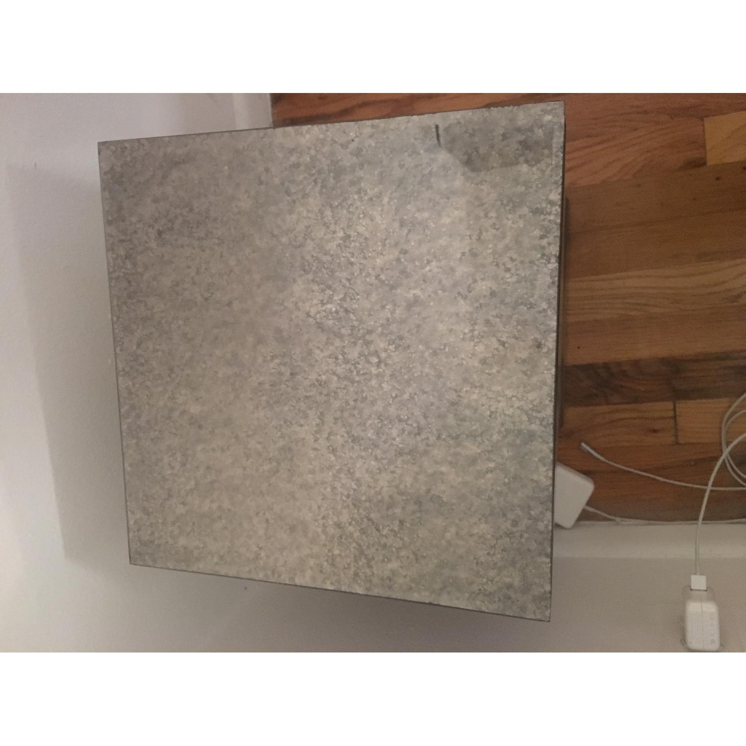 West Elm Faceted Mirror Side Table - image-2