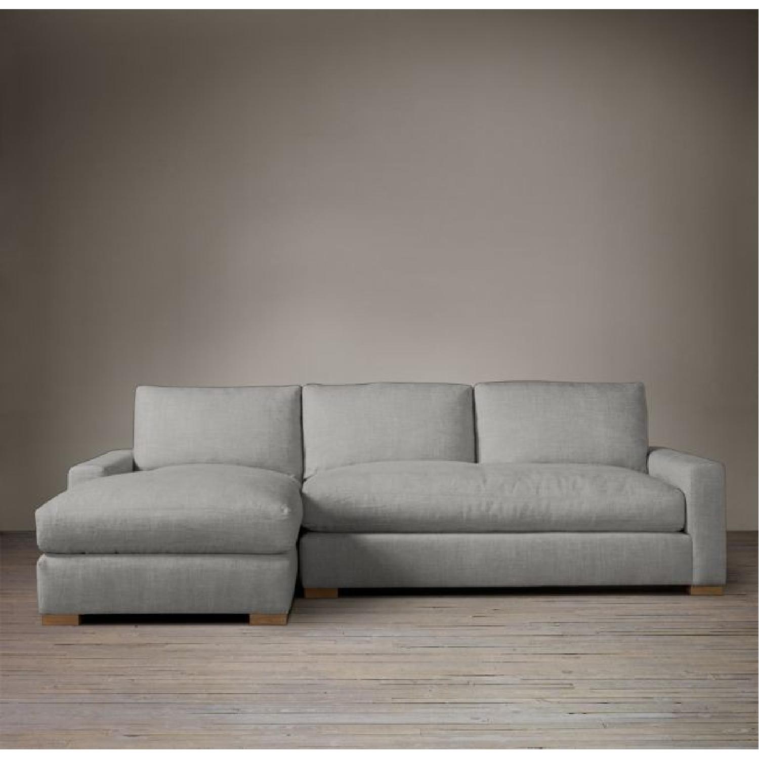 Restoration Hardware Maxwell Luxe Sectional Sofa AptDeco