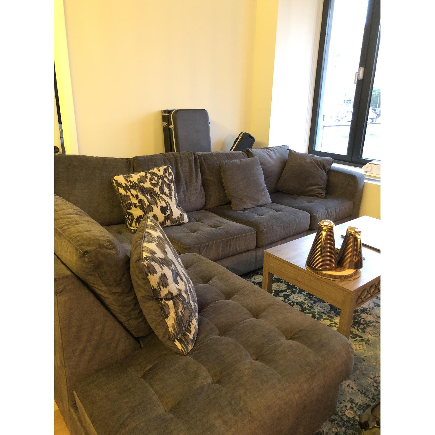 Ashley Owensbe 2-Piece Sectional Sofa in Grey - image-1