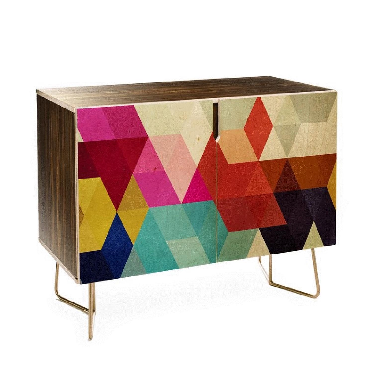 Mercury Row Bangert Multicolor Cabinet - image-1