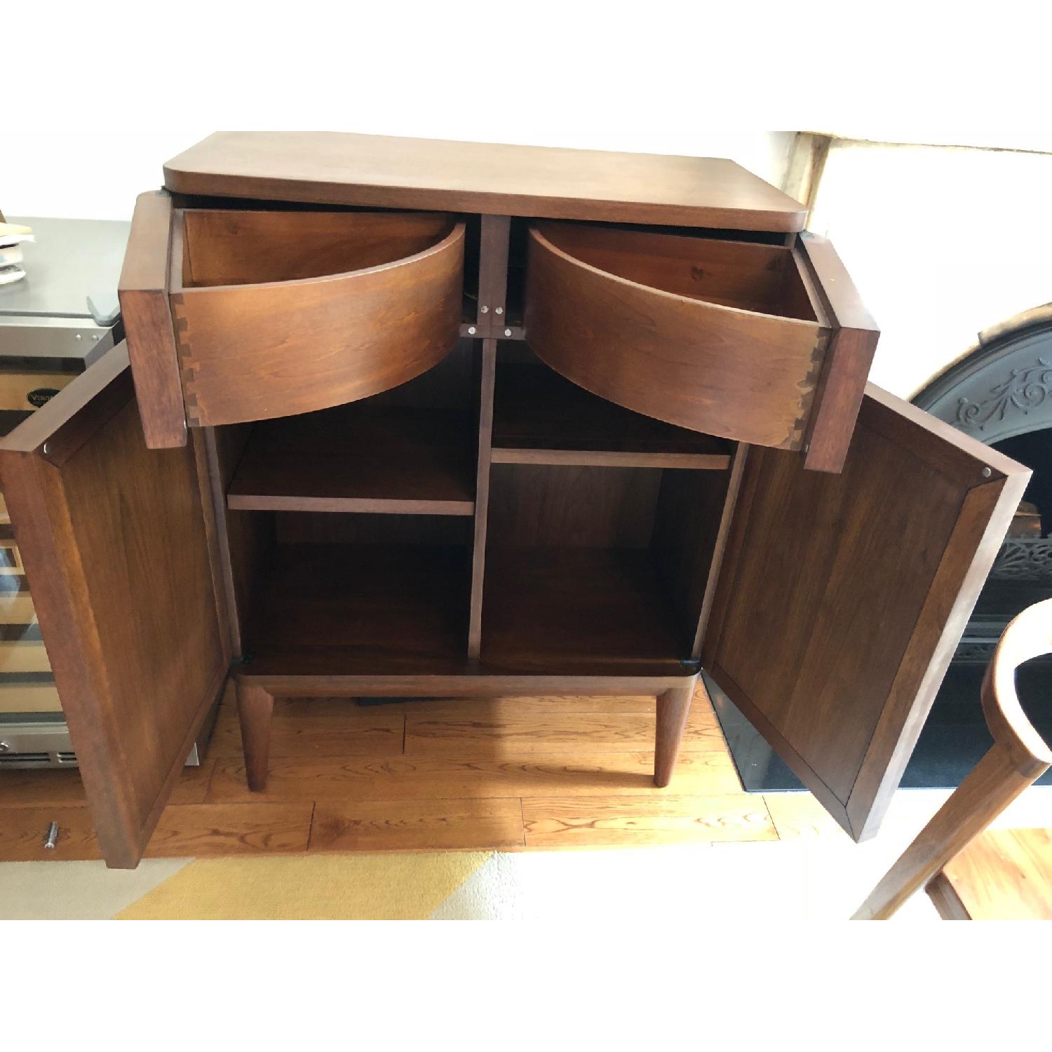 Crate & Barrel Oslo Bar Cabinet in Walnut - image-2