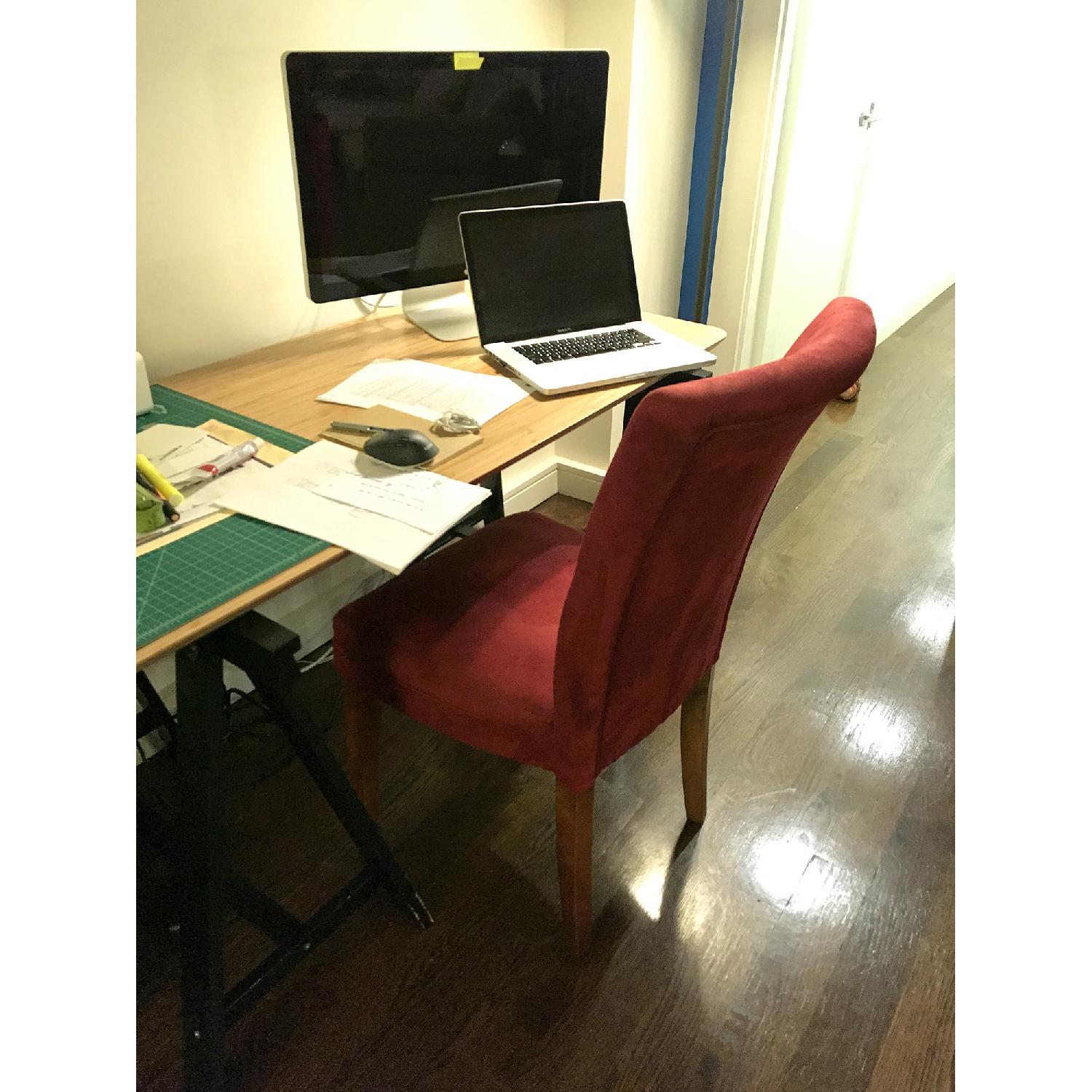 InspireQ Parson Classic Upholstered Dining Chairs - image-1