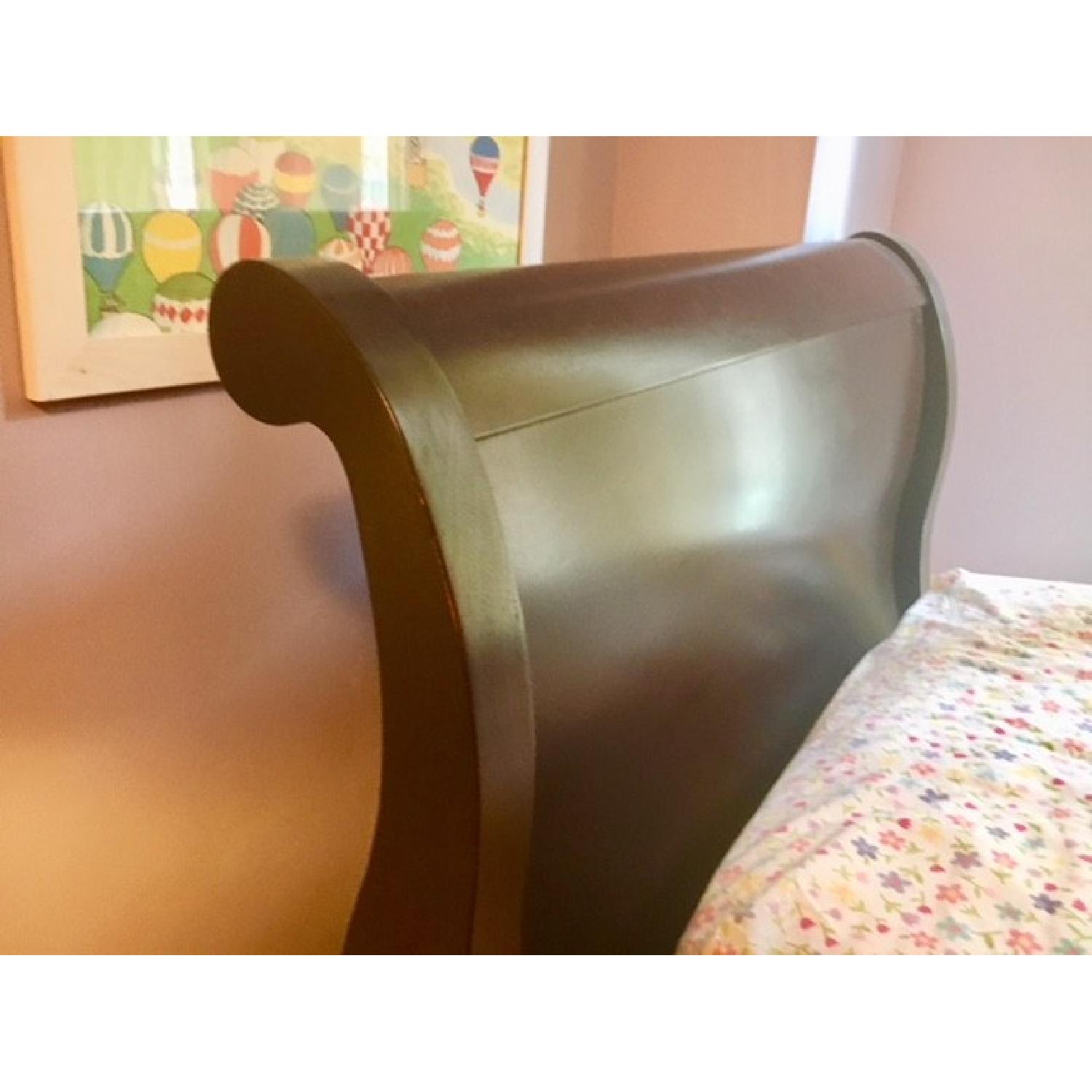 Pottery Barn Larkin Sleigh Bed w/ Trundle - image-2