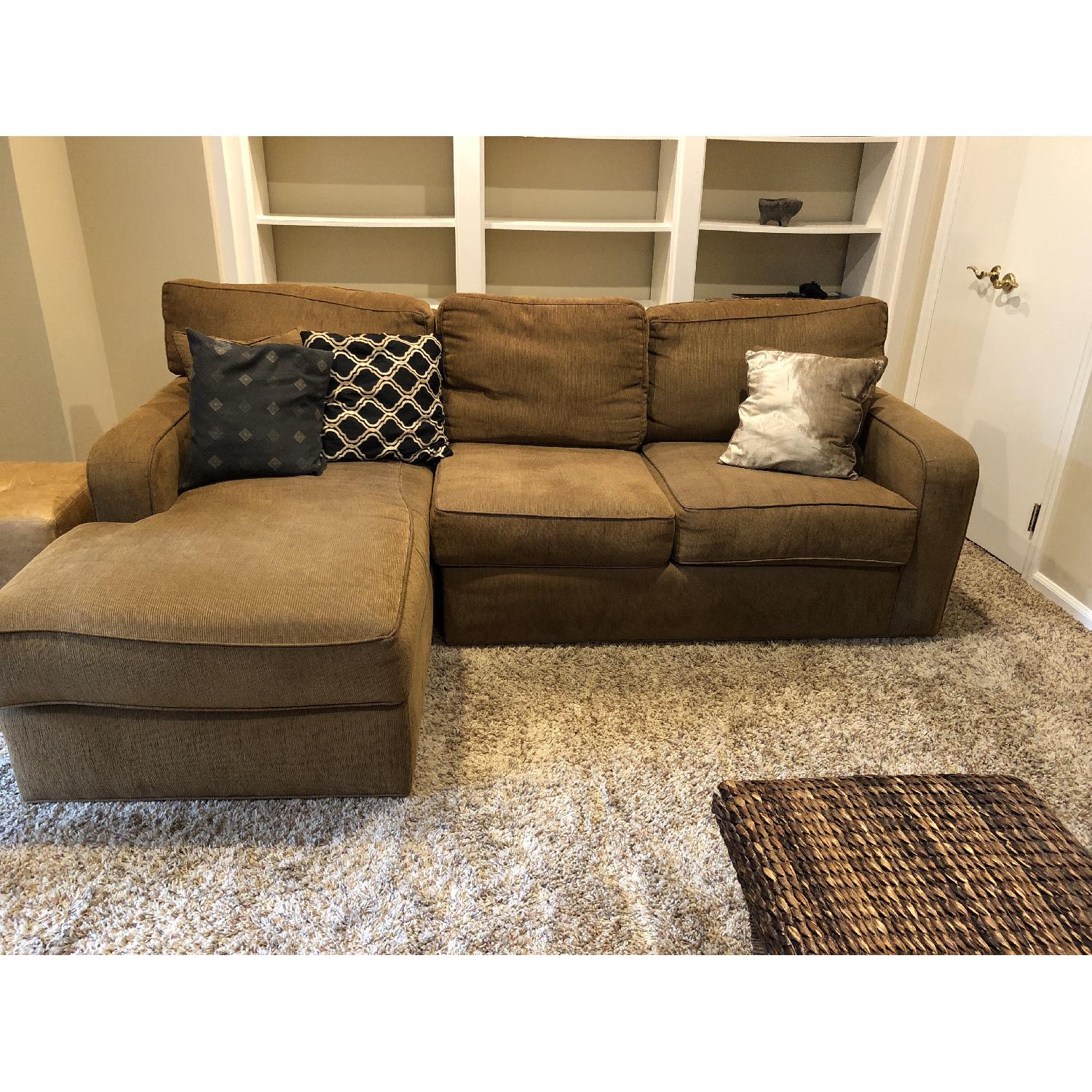 Ethan Allen Sleeper Sectional Sofa - image-1