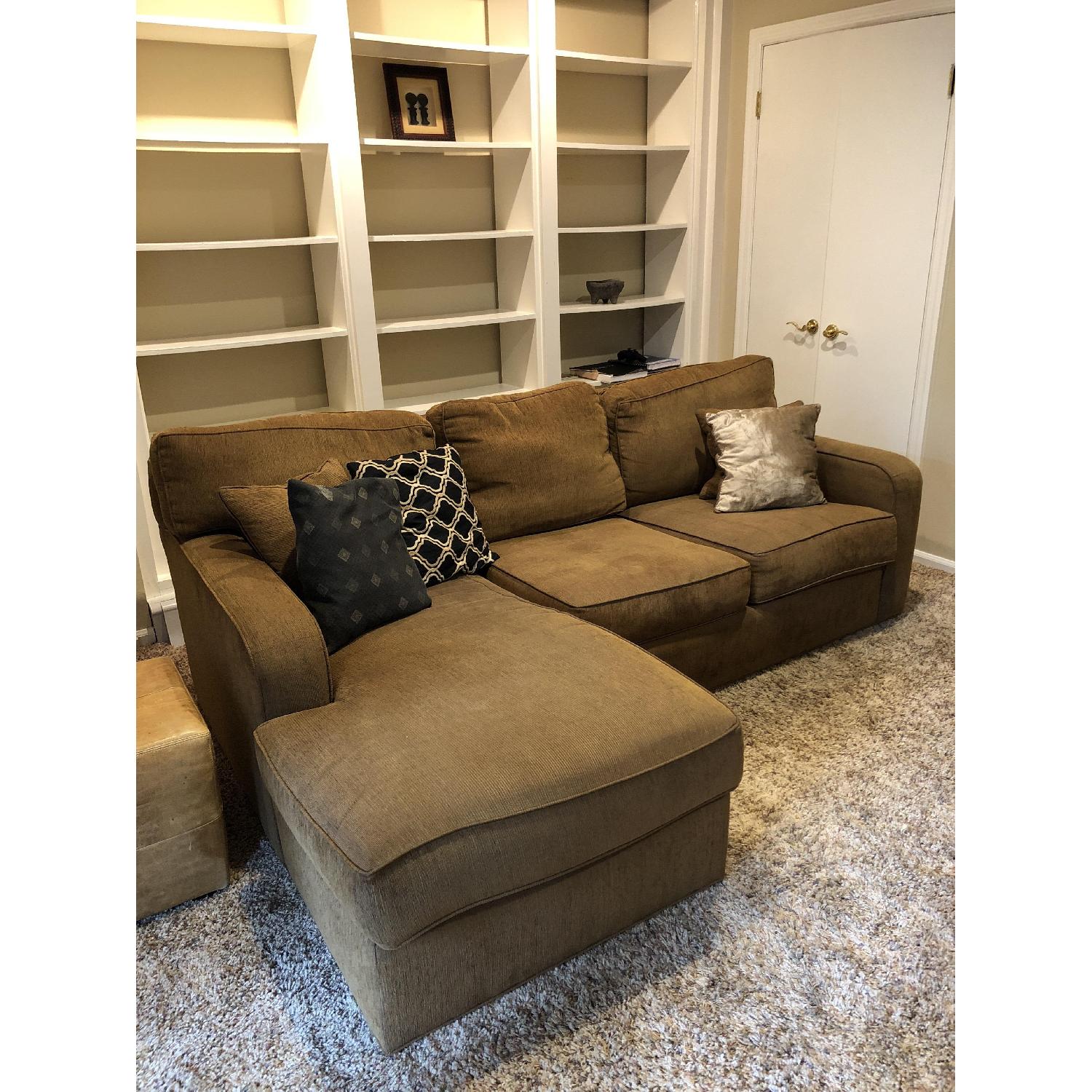 Ethan Allen Sleeper Sectional Sofa - image-3