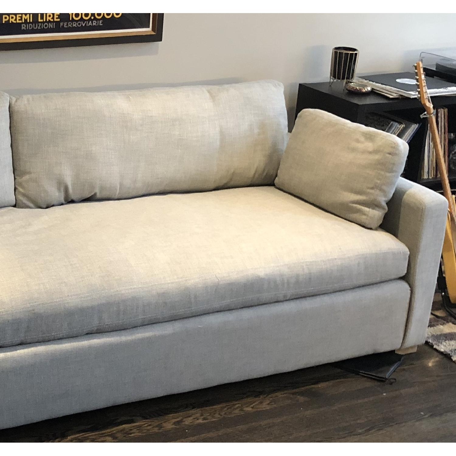 Restoration Hardware Belgian Track Arm Sofa - image-2