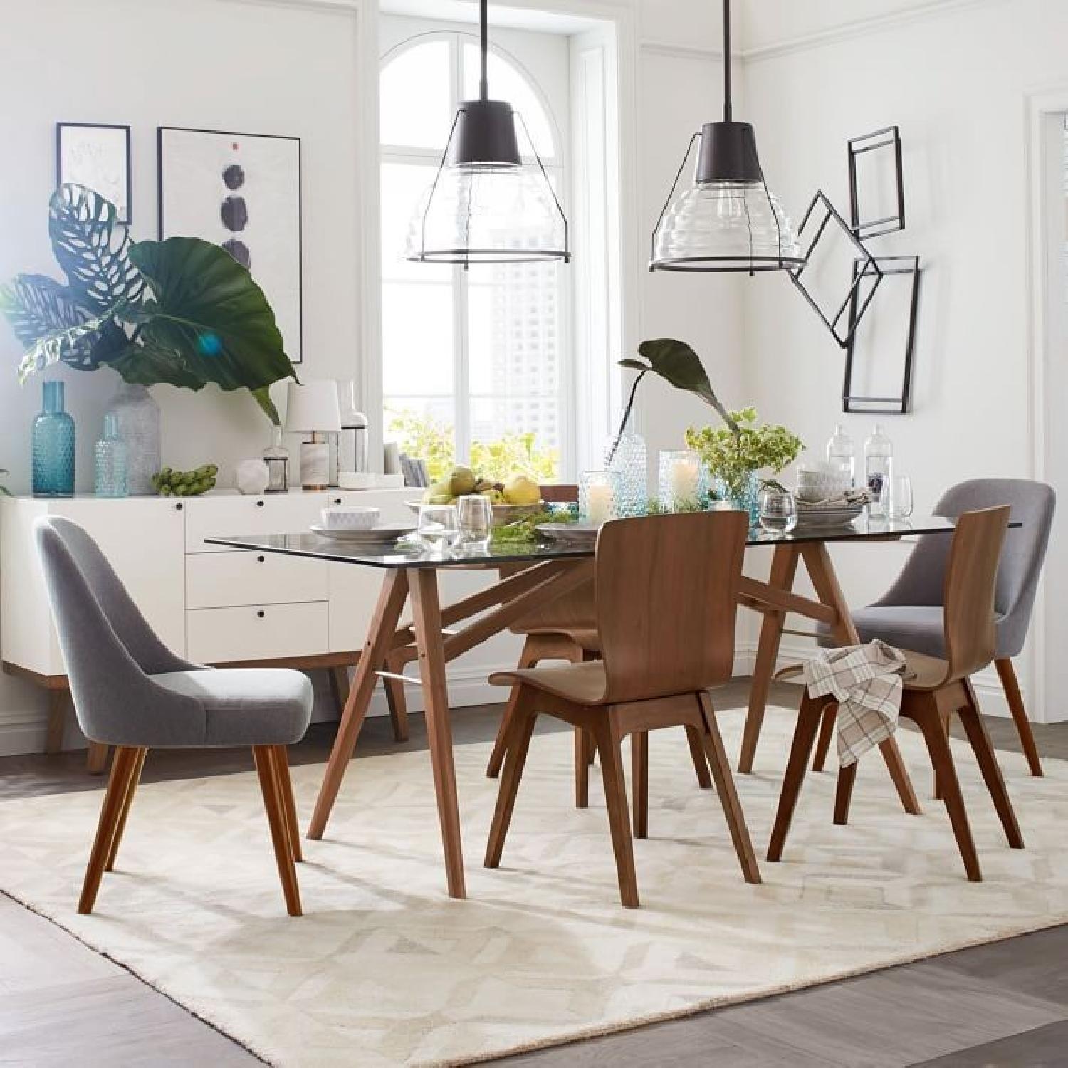 West Elm Jensen Dining Table w/ 4 Chairs - image-4