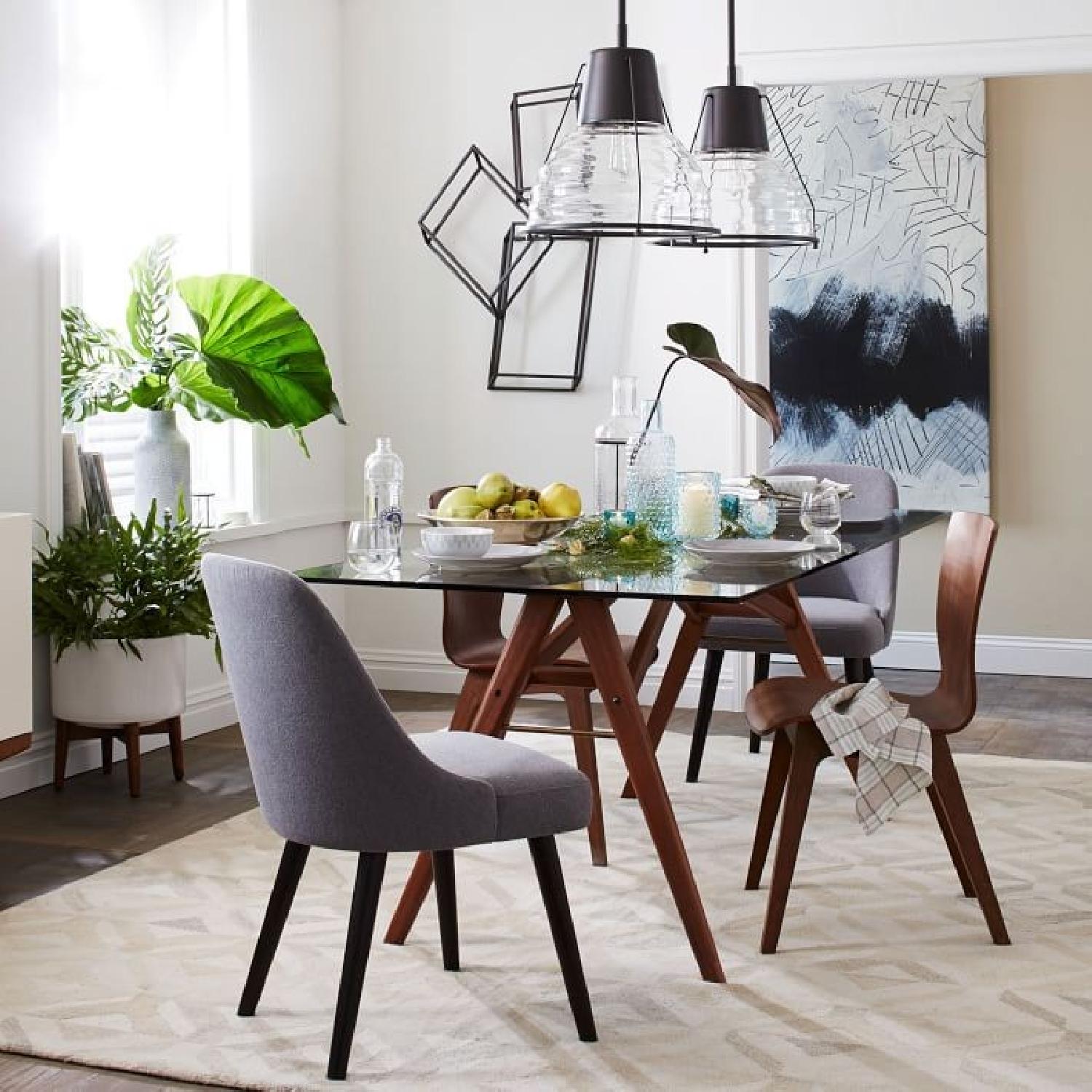 West Elm Jensen Dining Table w/ 4 Chairs - image-5