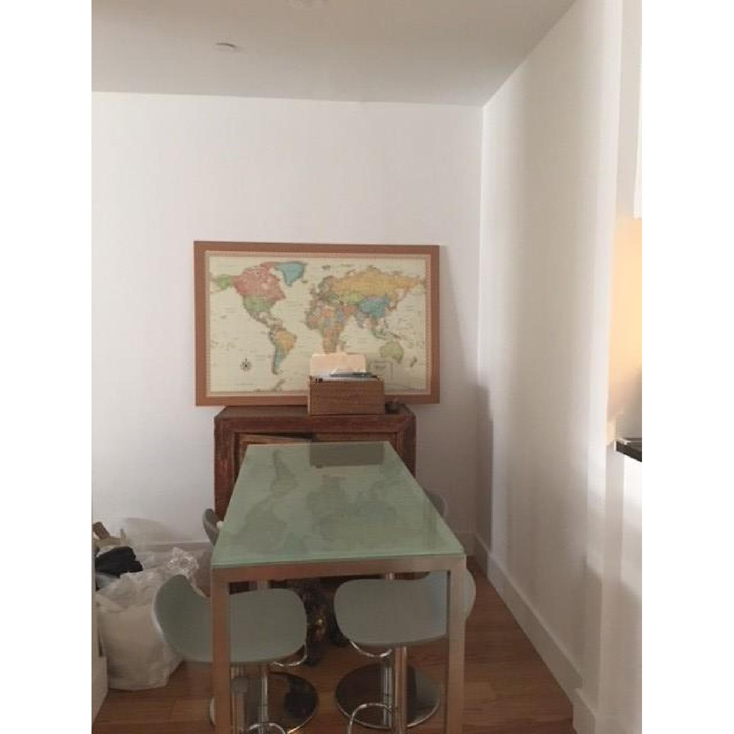 Room & Board Portica Counter Table w/ Glass Top - image-1