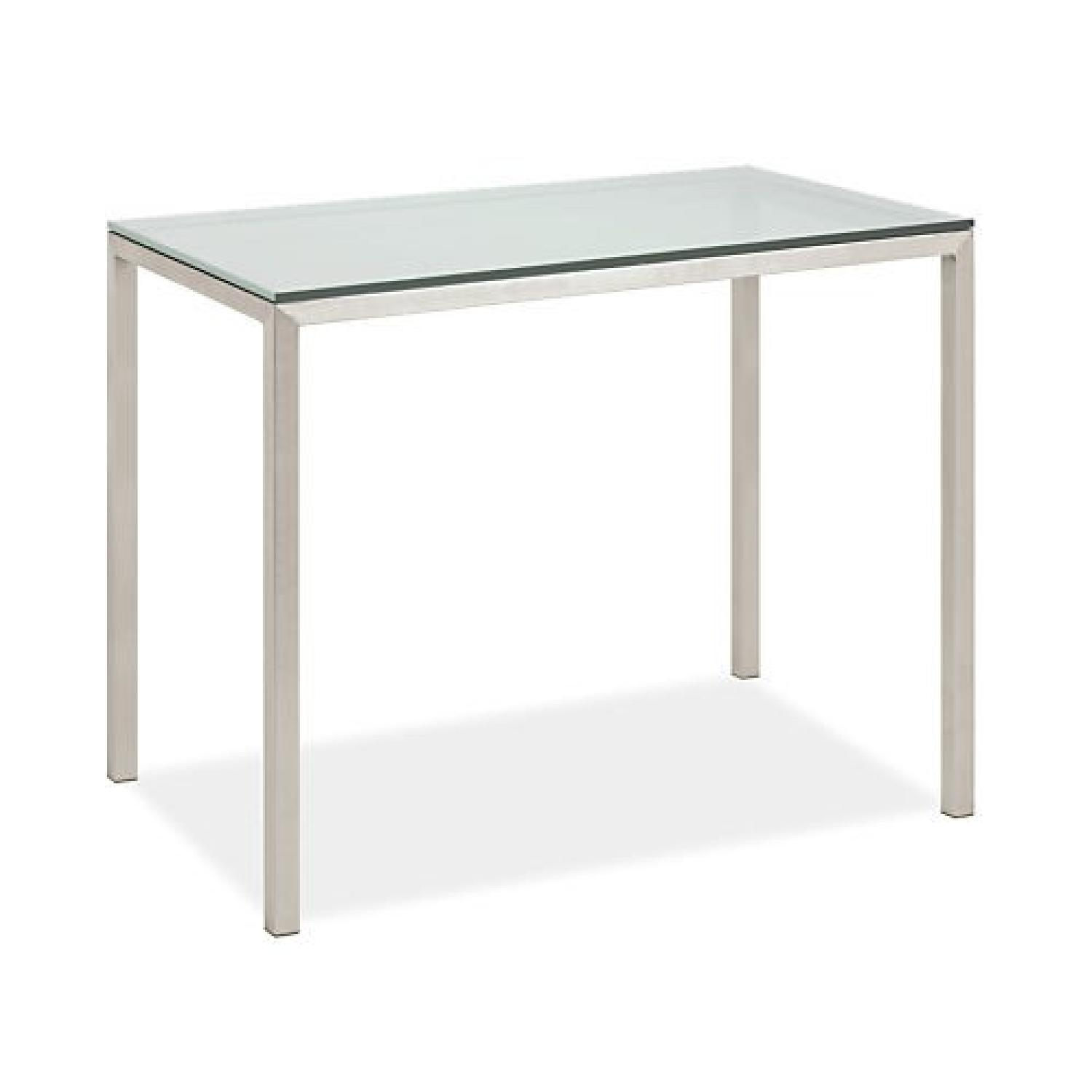 Room & Board Portica Counter Table w/ Glass Top - image-0