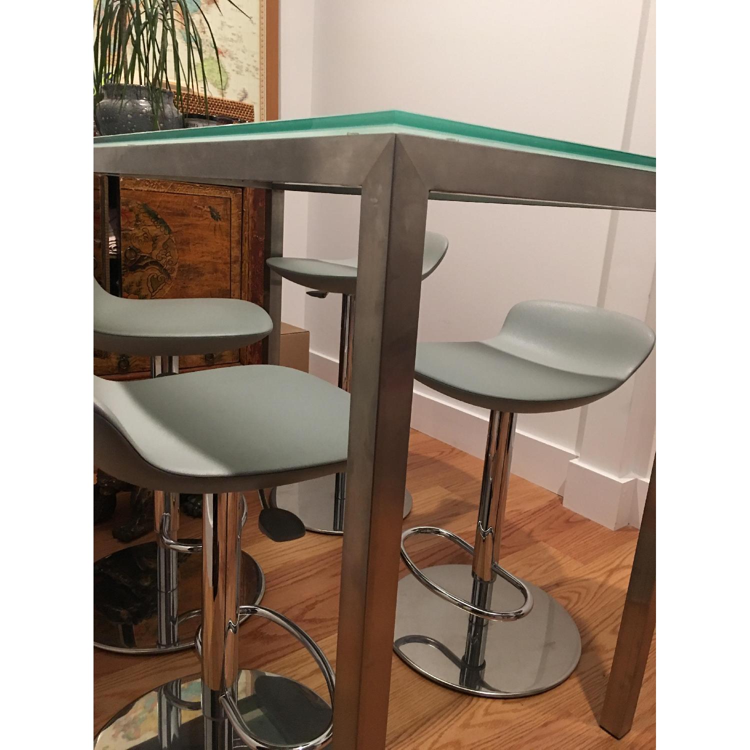 Room & Board Portica Counter Table w/ Glass Top - image-3