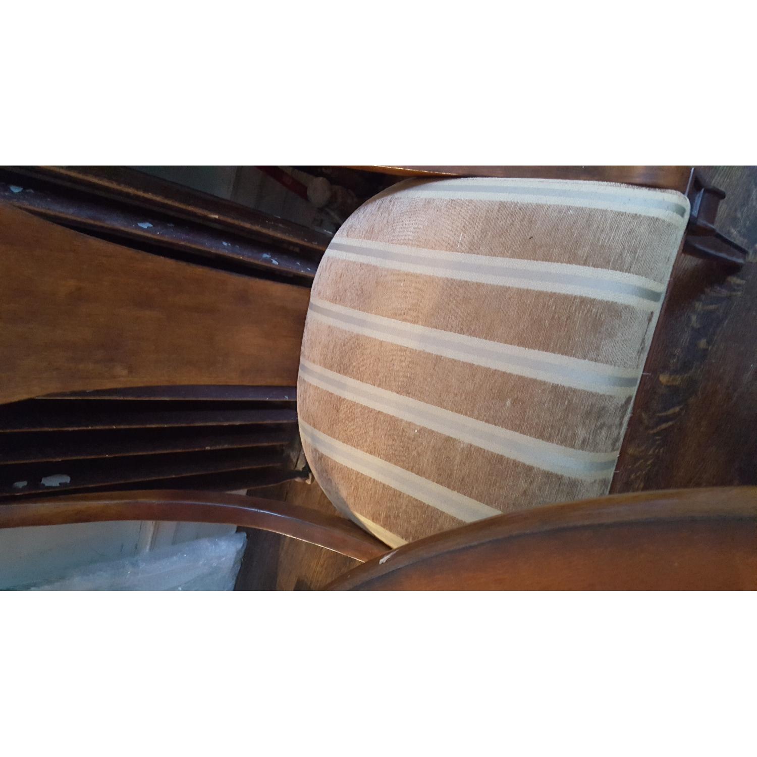 Fine Wood Expandable Pedestal Dining Table w/ 4 Chairs - image-6