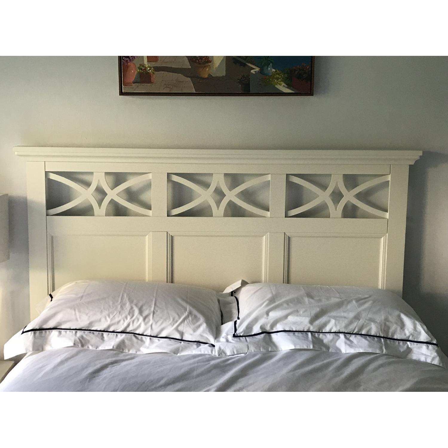 Alcott Hill Hanning White Panel Full/Double Size Bed - image-2