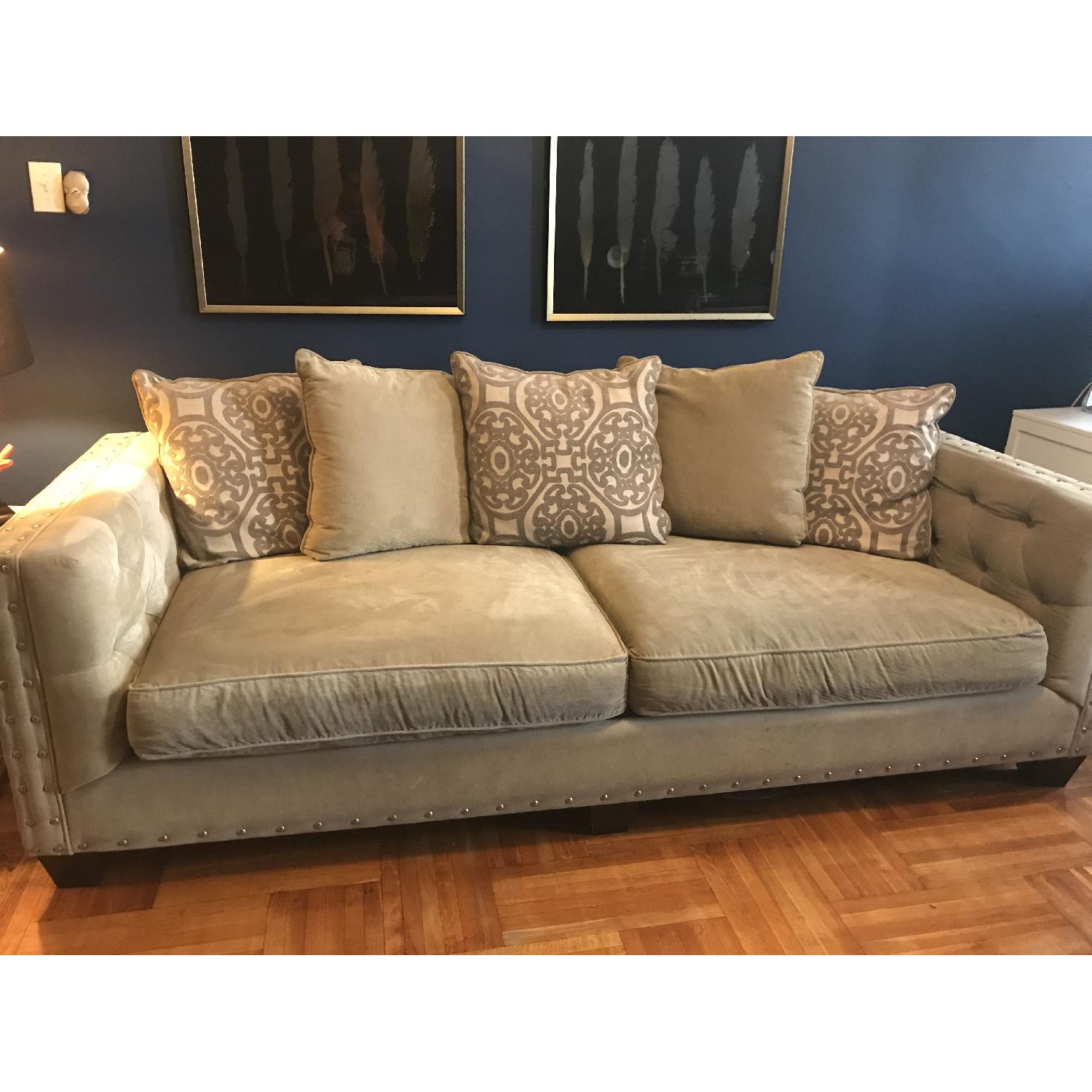 Raymour & Flanigan Cindy Crawford Calista Sofa + Chair - image-10