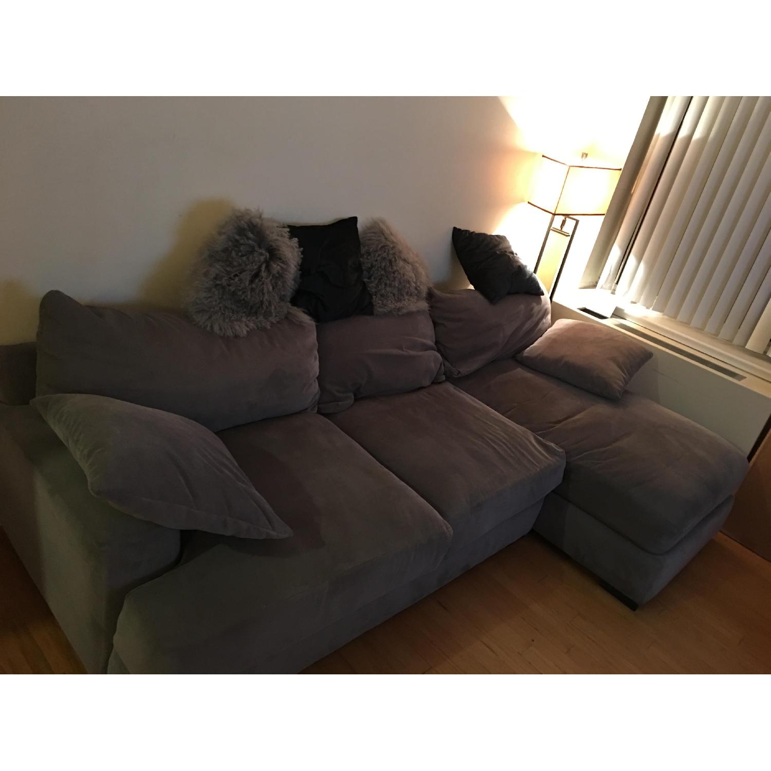 Macy's Rhyder 2-Piece Fabric Sectional Sofa w/ Chaise - image-1