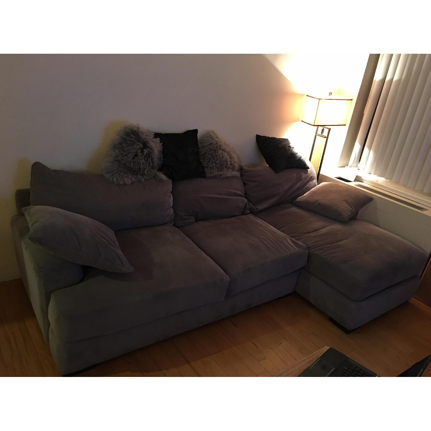 Macy's Rhyder 2-Piece Fabric Sectional Sofa w/ Chaise - image-2