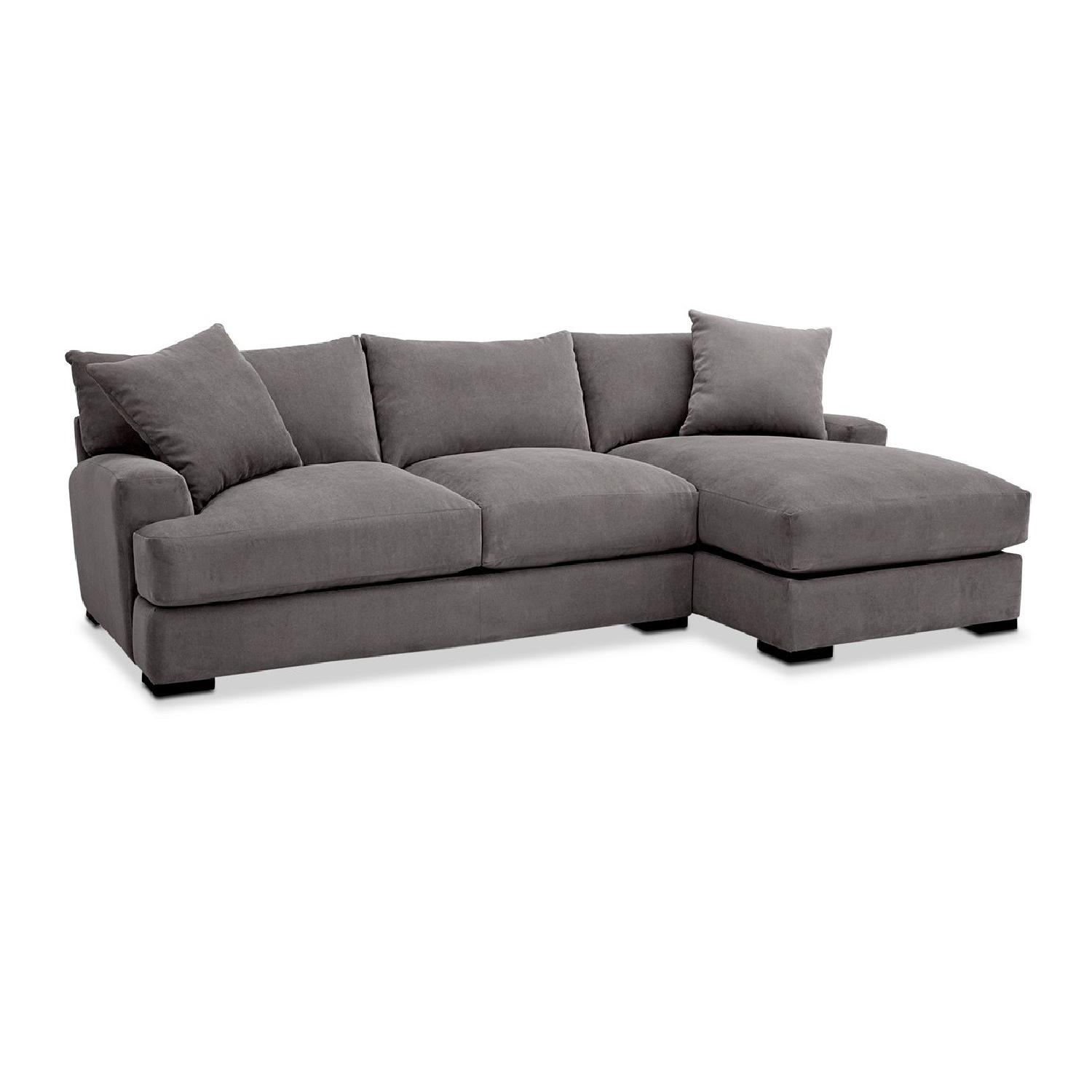 Macy's Rhyder 2Piece Fabric Sectional Sofa w/ Chaise AptDeco
