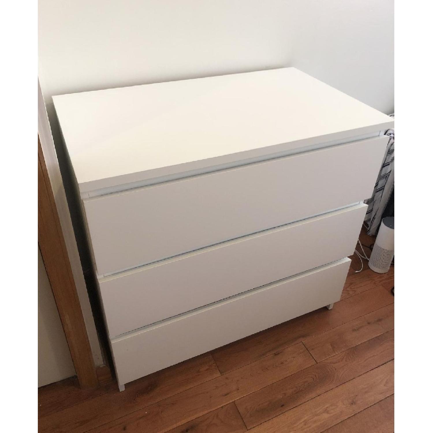 Ikea Malm 3 Drawer Dresser AptDeco