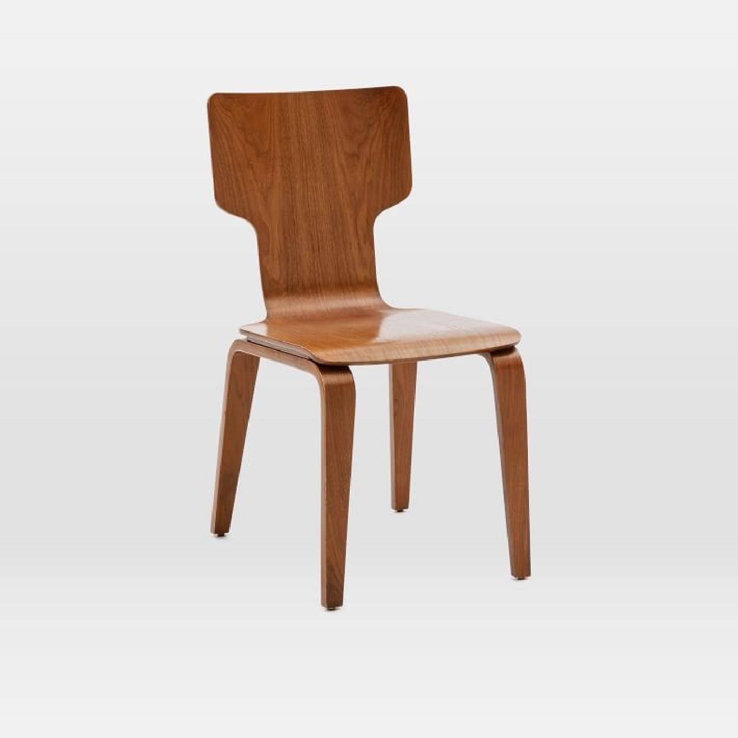 West Elm Modern Stackable Wood Chair - image-1