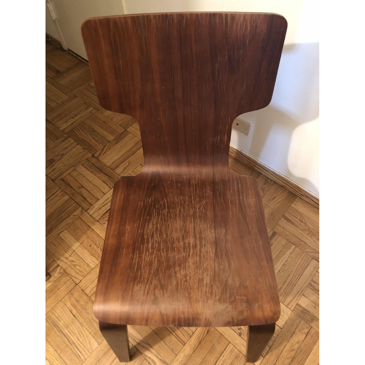 West Elm Modern Stackable Wood Chair - image-4