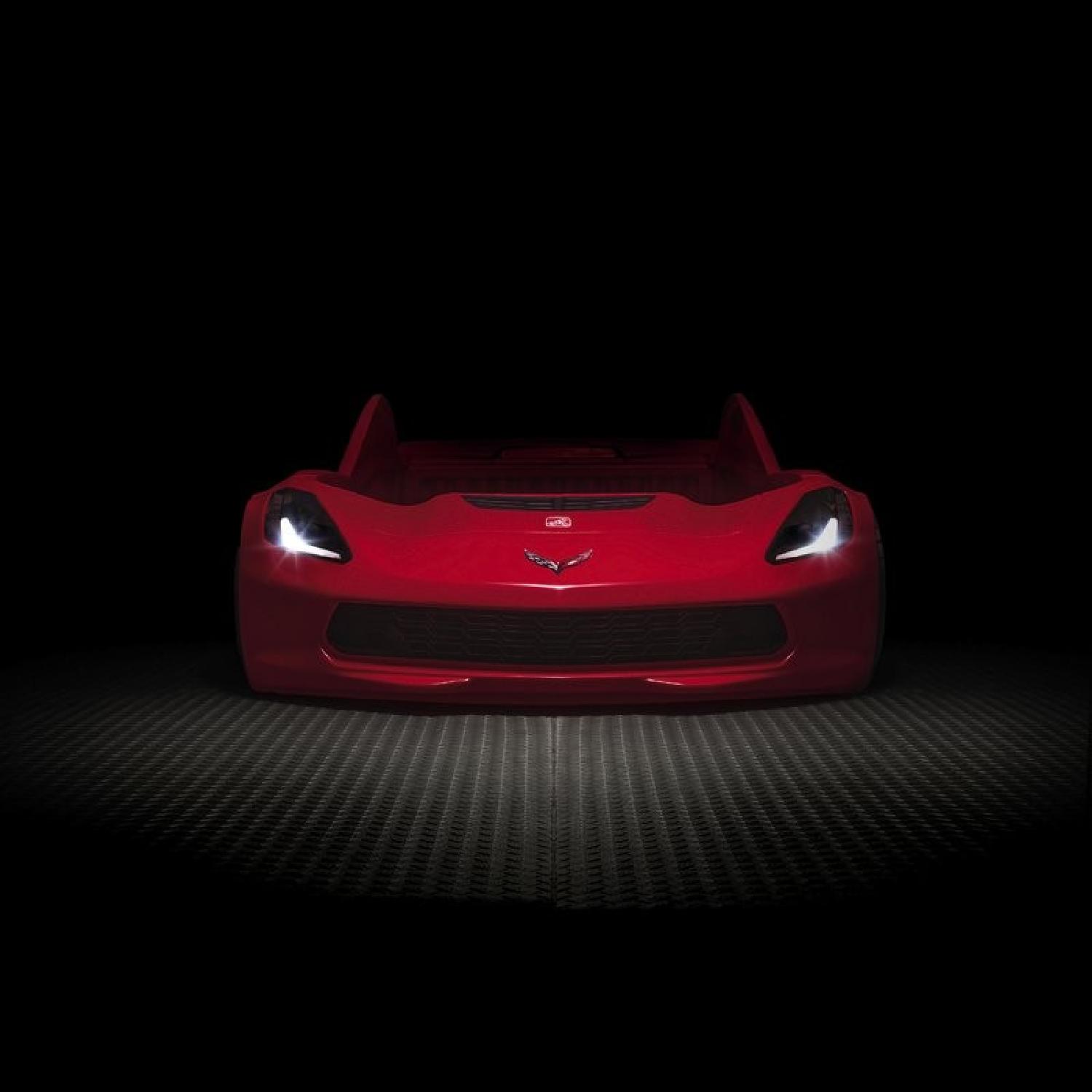 Step 2 Corvette Twin Toddler Car Bed - image-2