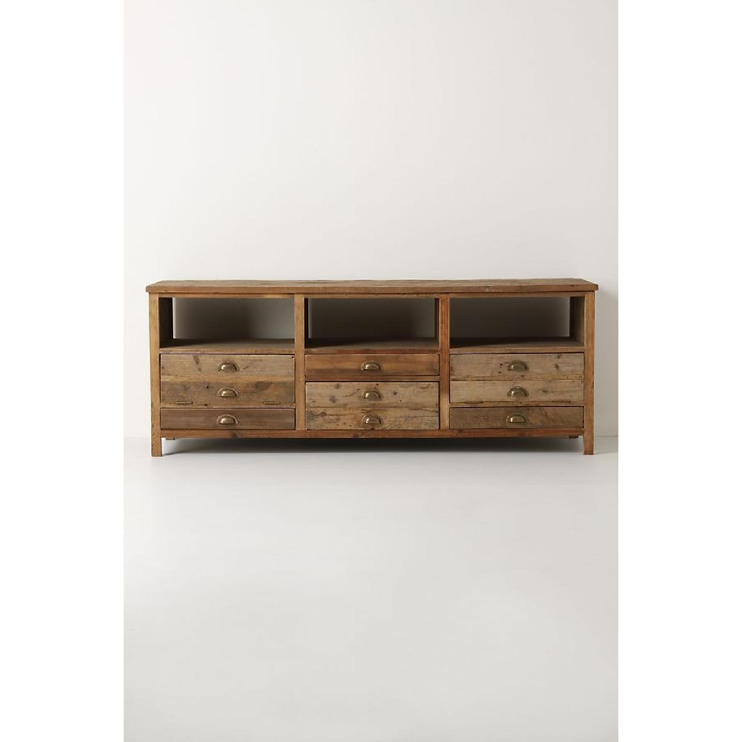 Anthropologie Ilusorio Wood Media Console AptDeco