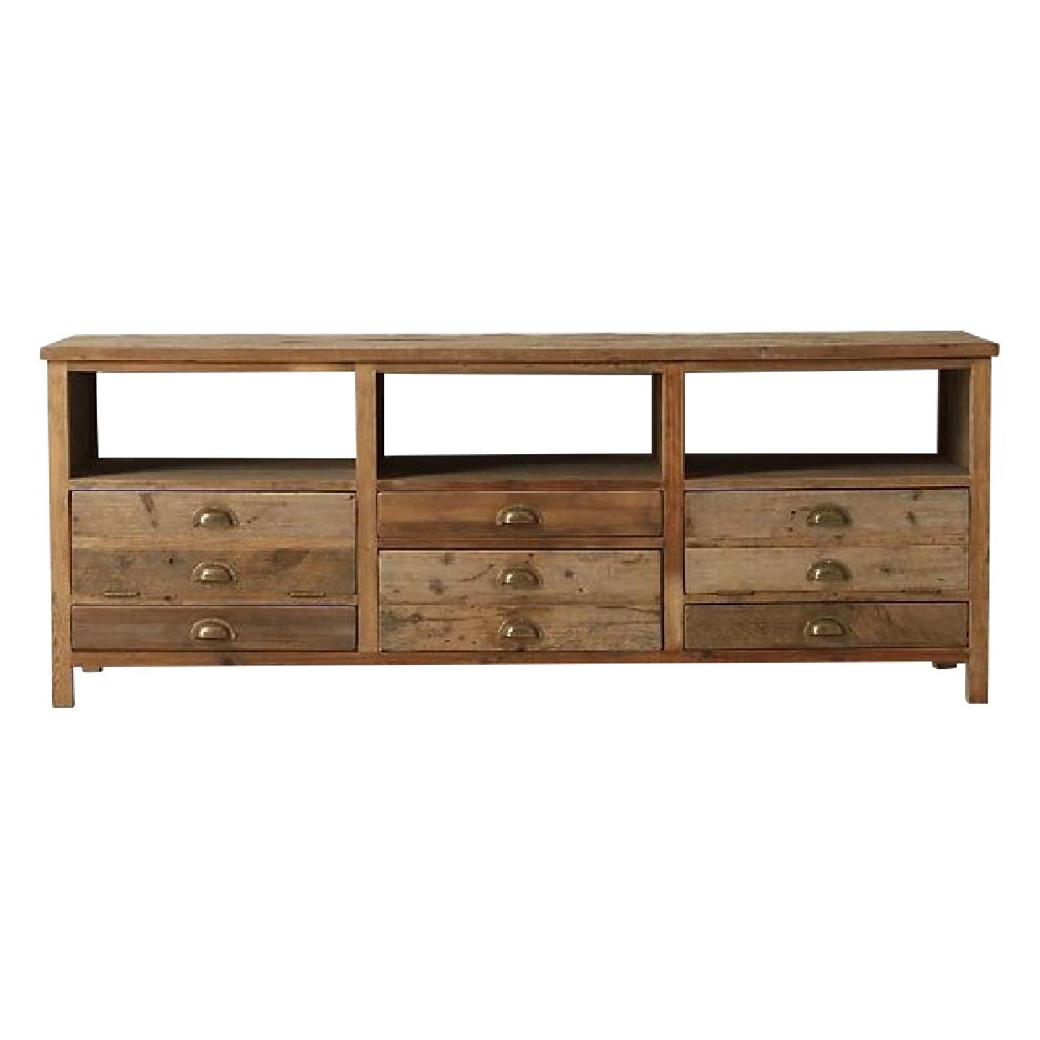 Anthropologie Ilusorio Wood Media Console AptDeco