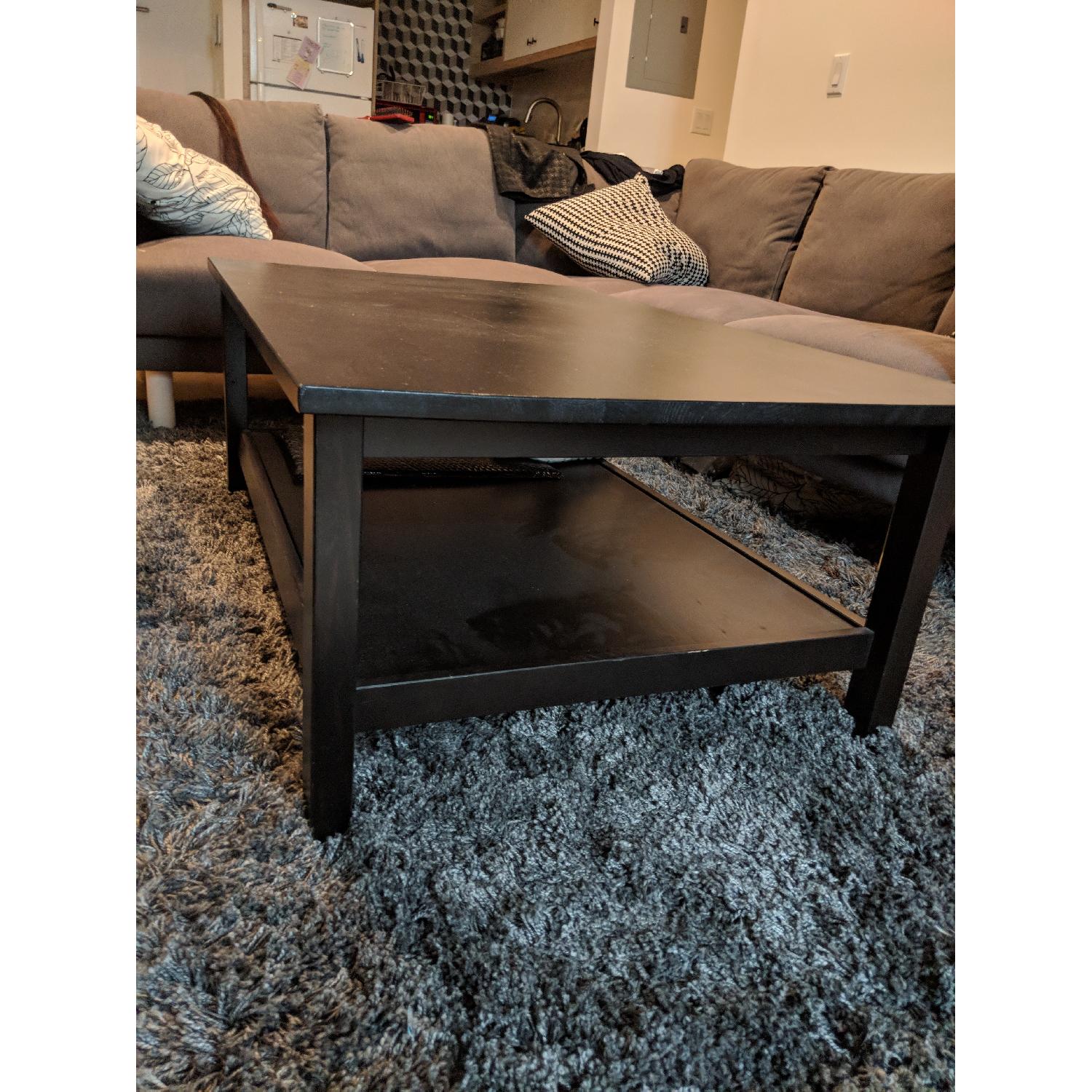 Ikea Hemnes Black Coffee Table - AptDeco