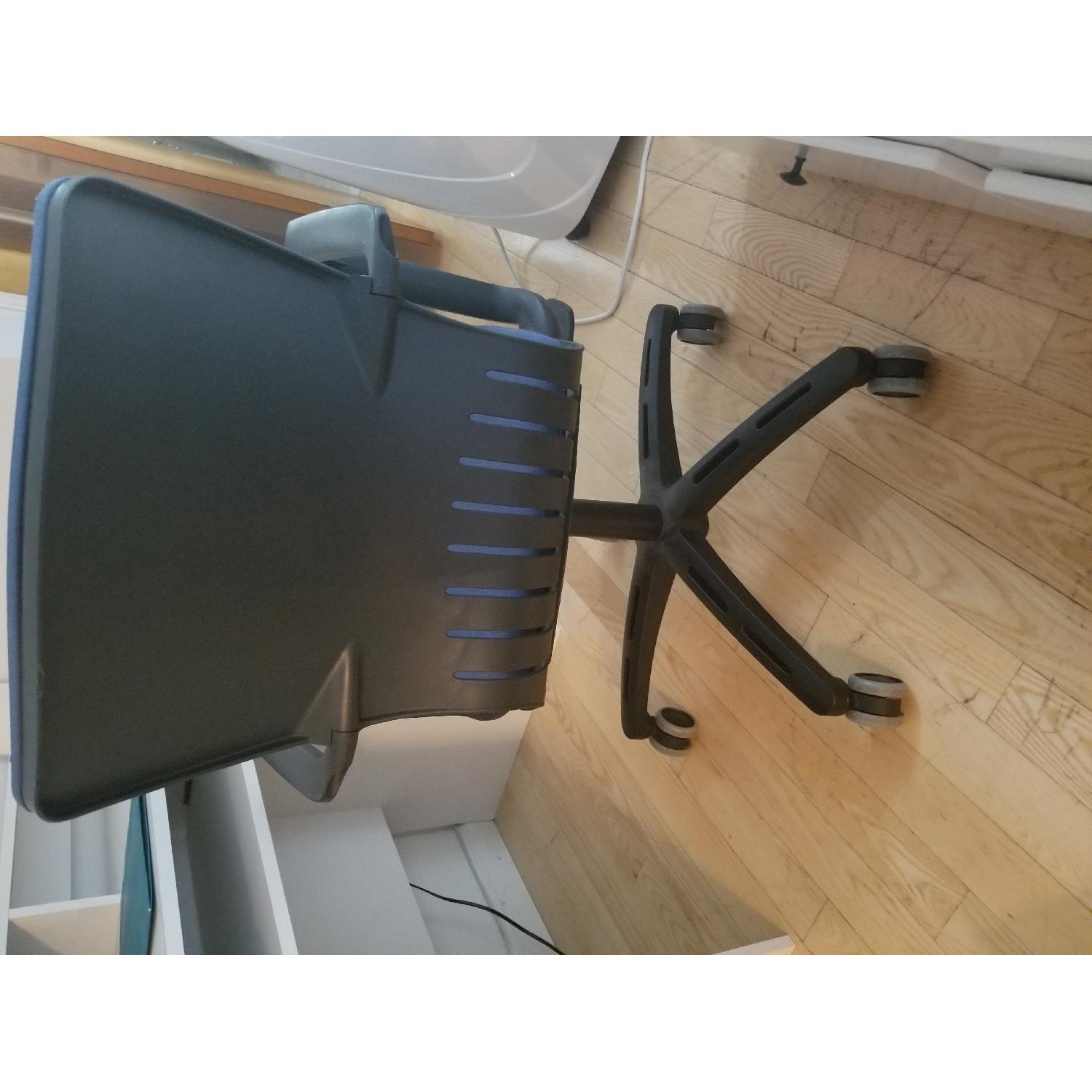 Dark Blue Desk/Office Chair - image-4