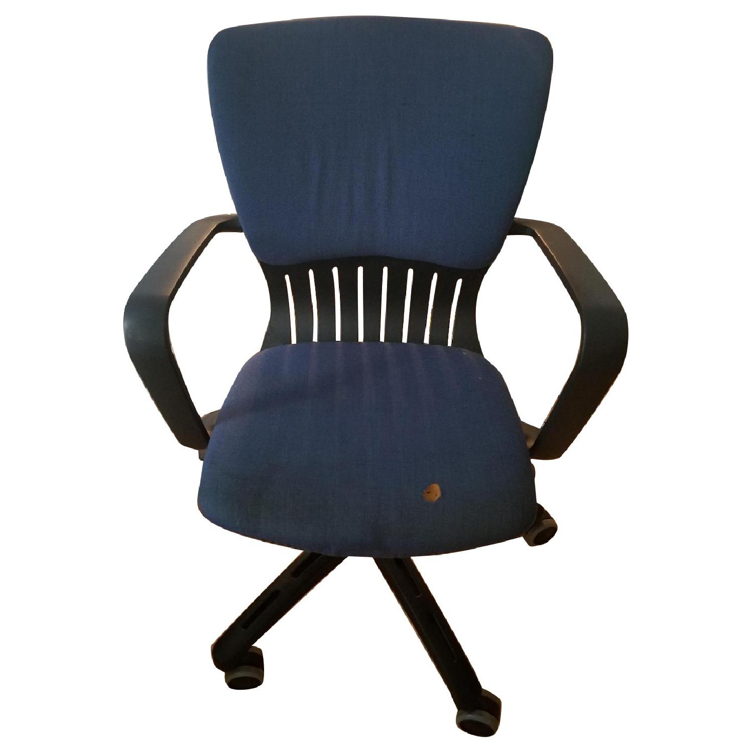 Dark Blue Desk/Office Chair AptDeco