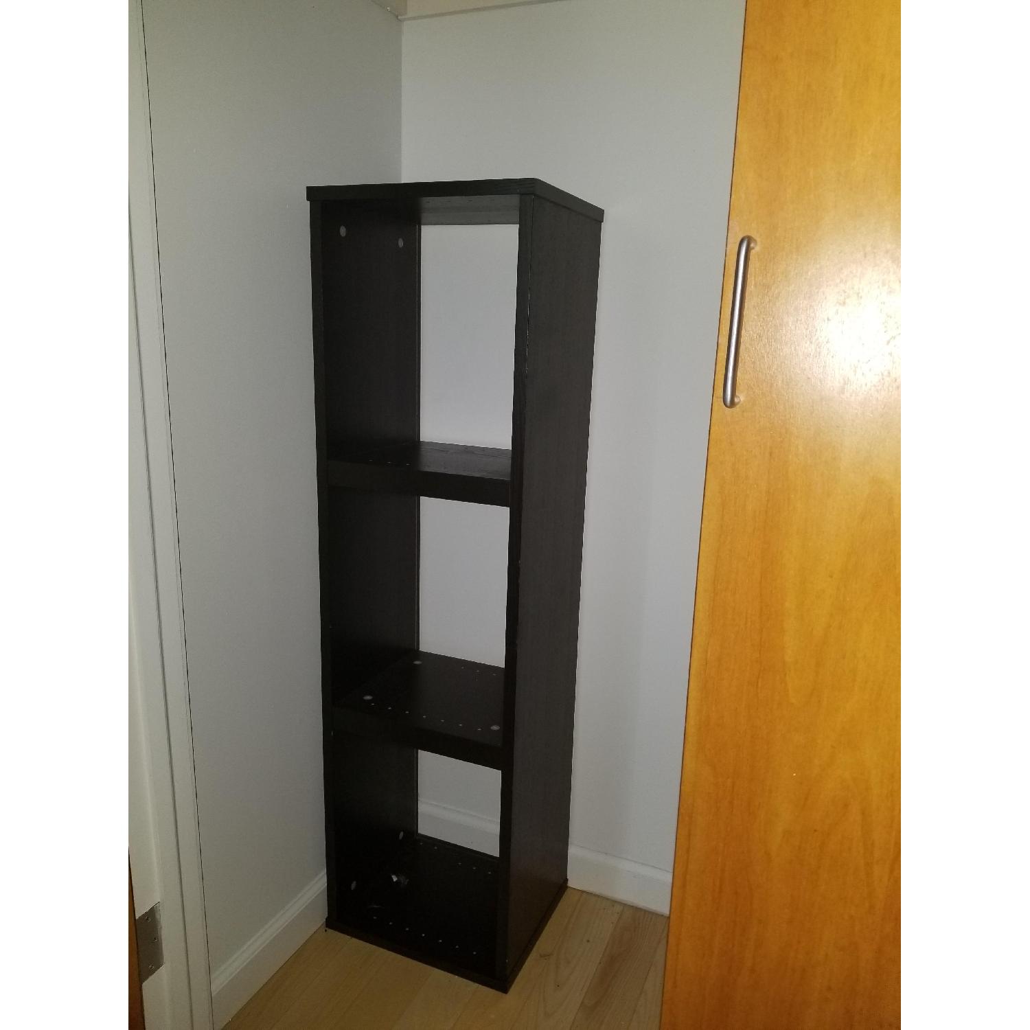 Dark Brown Shelving Unit AptDeco