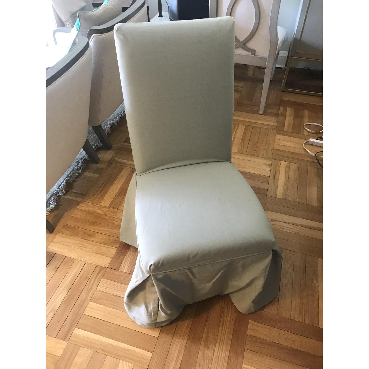 Ballard Designs Parsons Slipcovered Dining Chairs - image-3