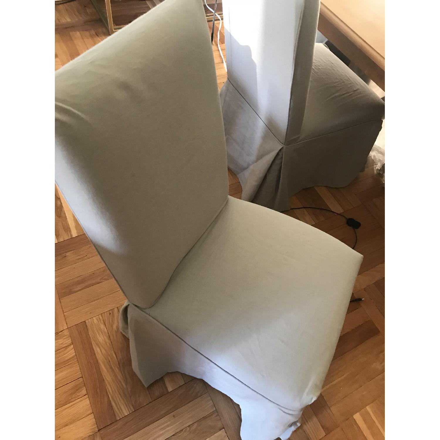 Ballard Designs Parsons Slipcovered Dining Chairs - image-7