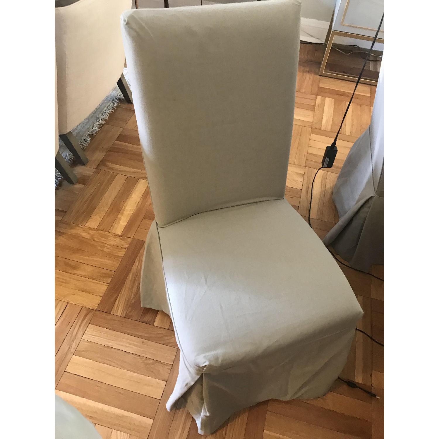 Ballard Designs Parsons Slipcovered Dining Chairs - image-8