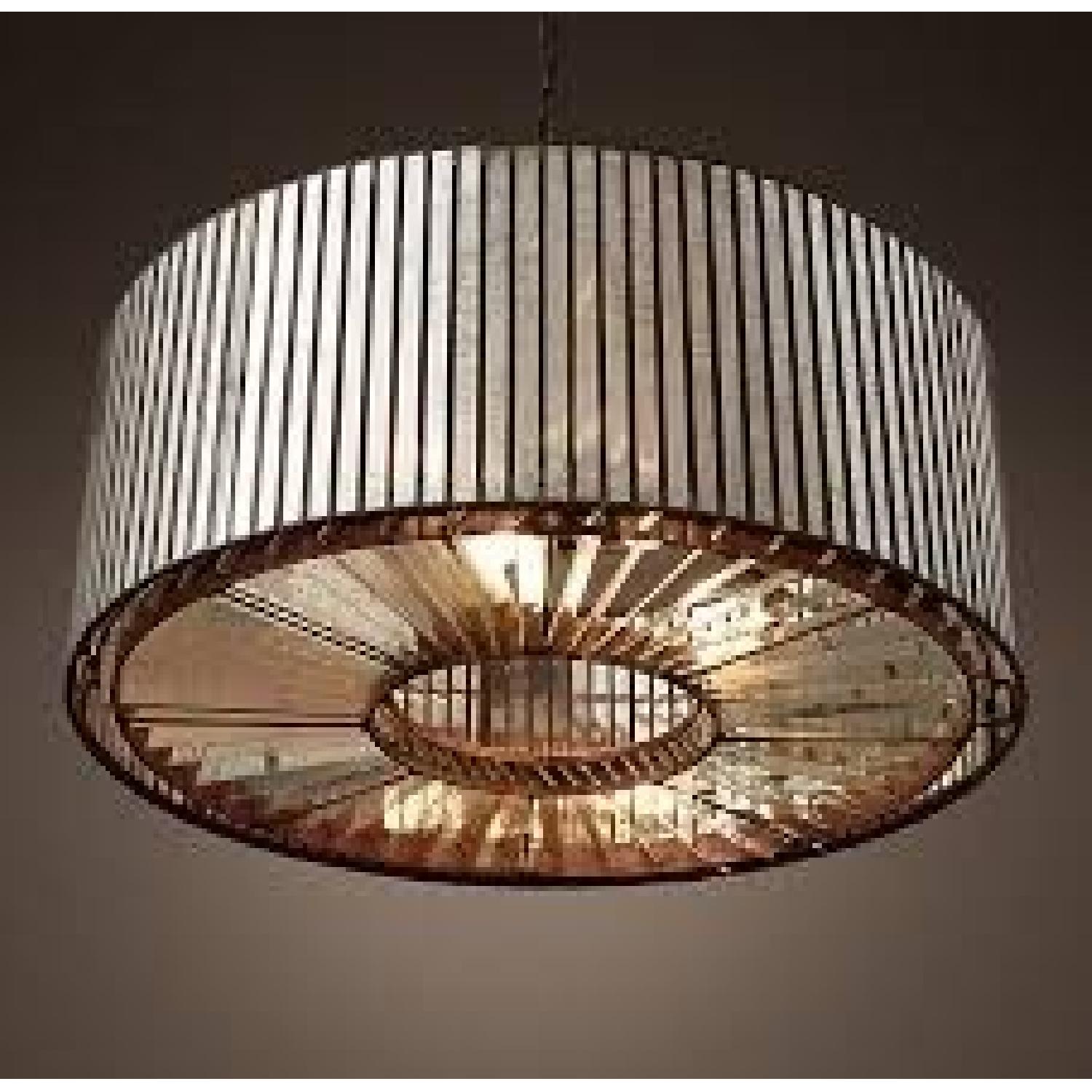 Restoration Hardware Vitti Mirrored Chandelier - image-1