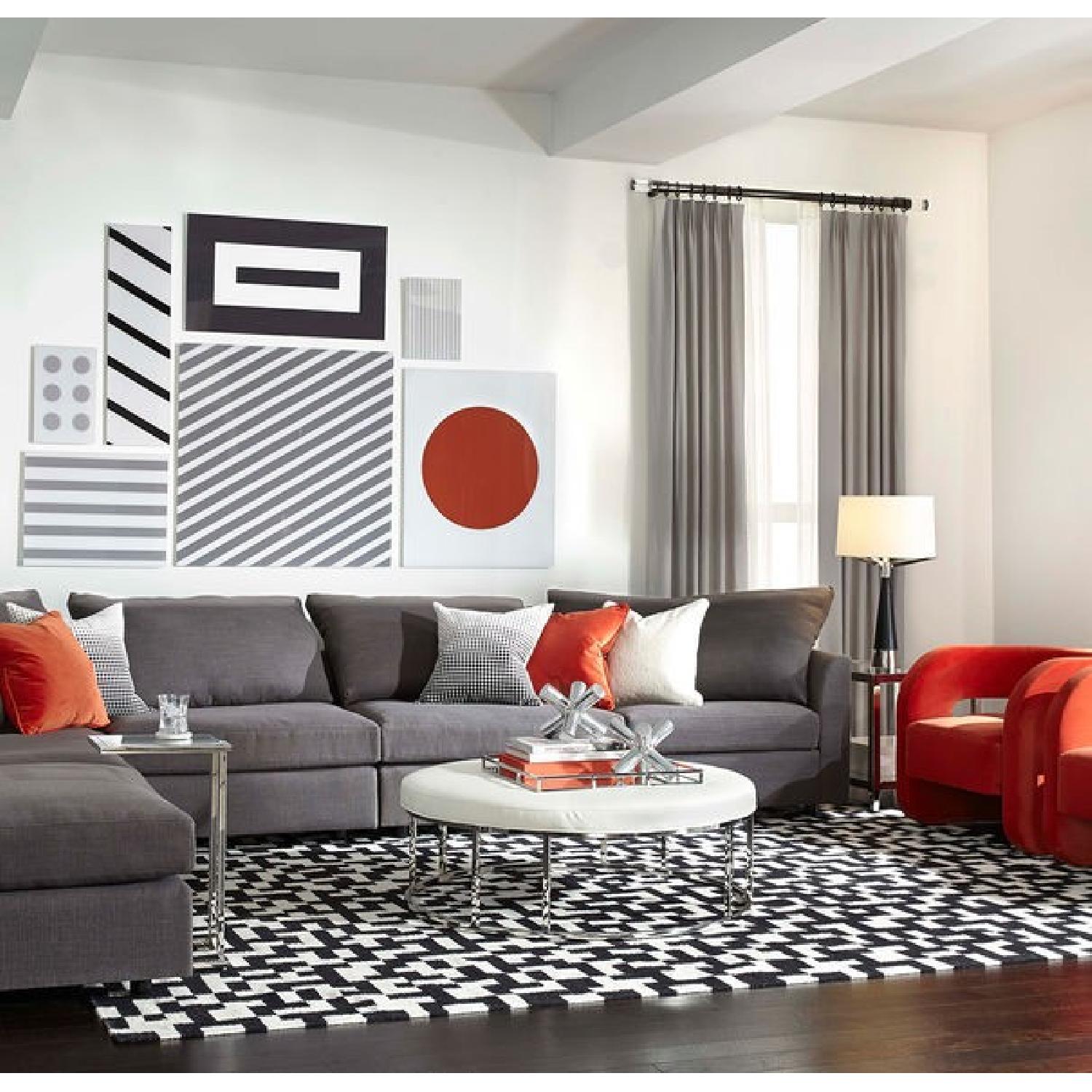 Mitchell Gold + Bob Williams 3-Gray Diagonal Wall Art - image-2