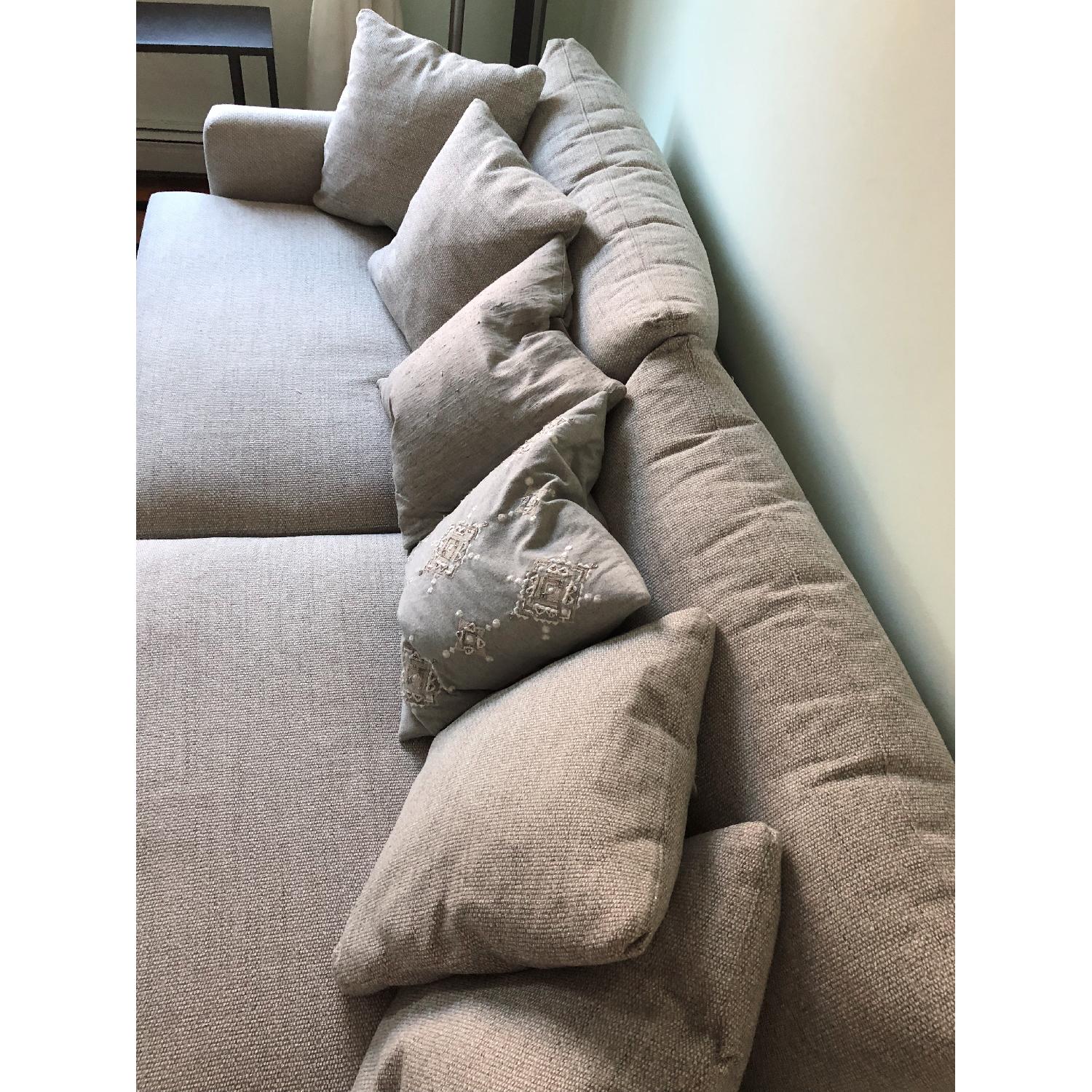 Crate & Barrel Lounge II Extra Deep Sofa - image-4