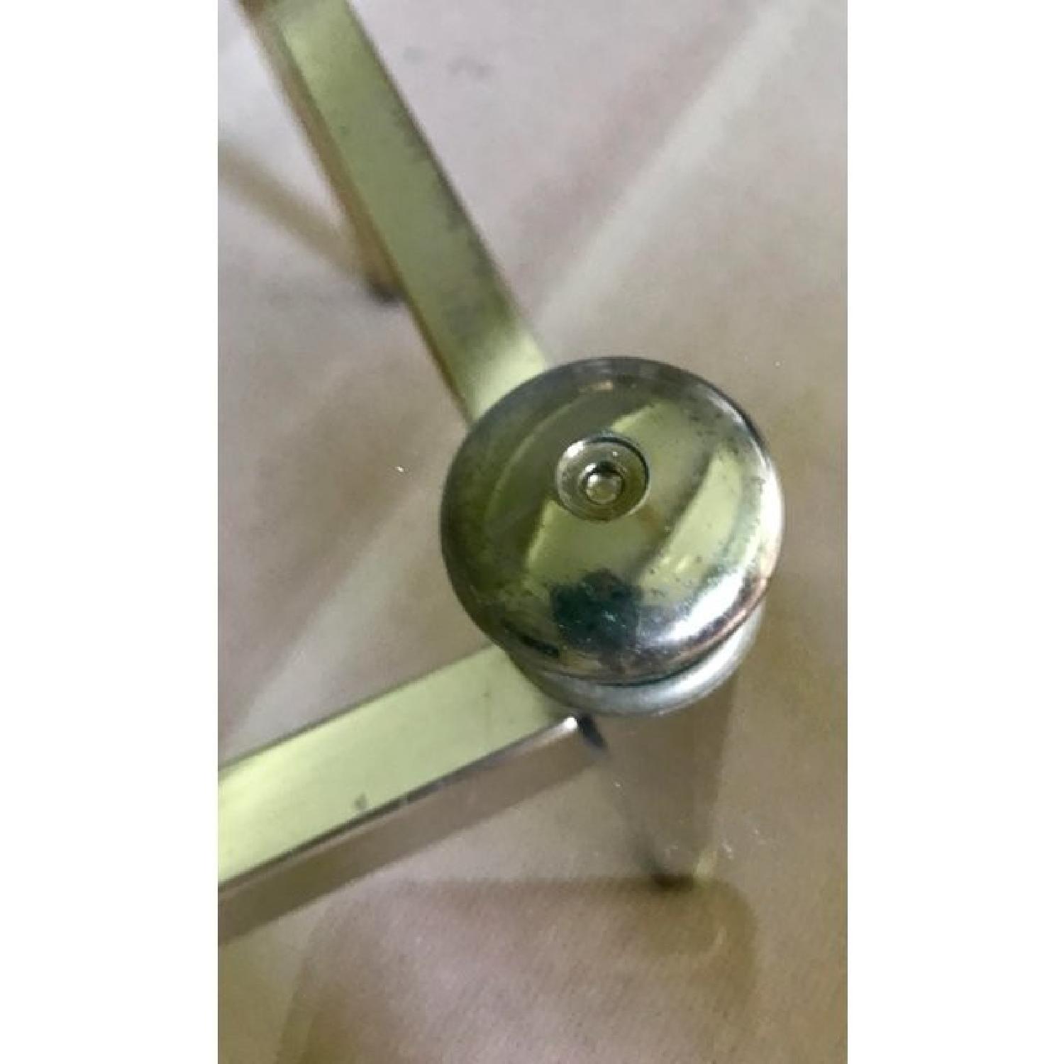 Hollywood Regency Brass & Glass Mid Century Side Tables - image-8