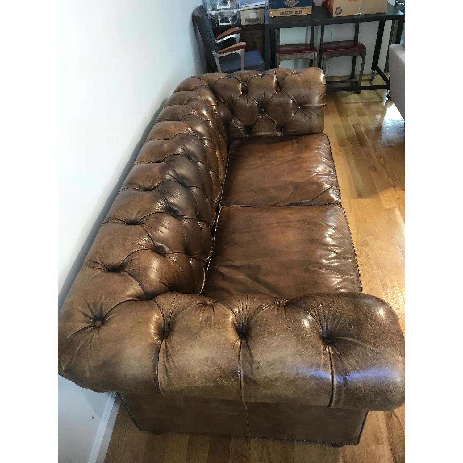 Timothy Oulton Westminster Button Chesterfield Sofa - image-5