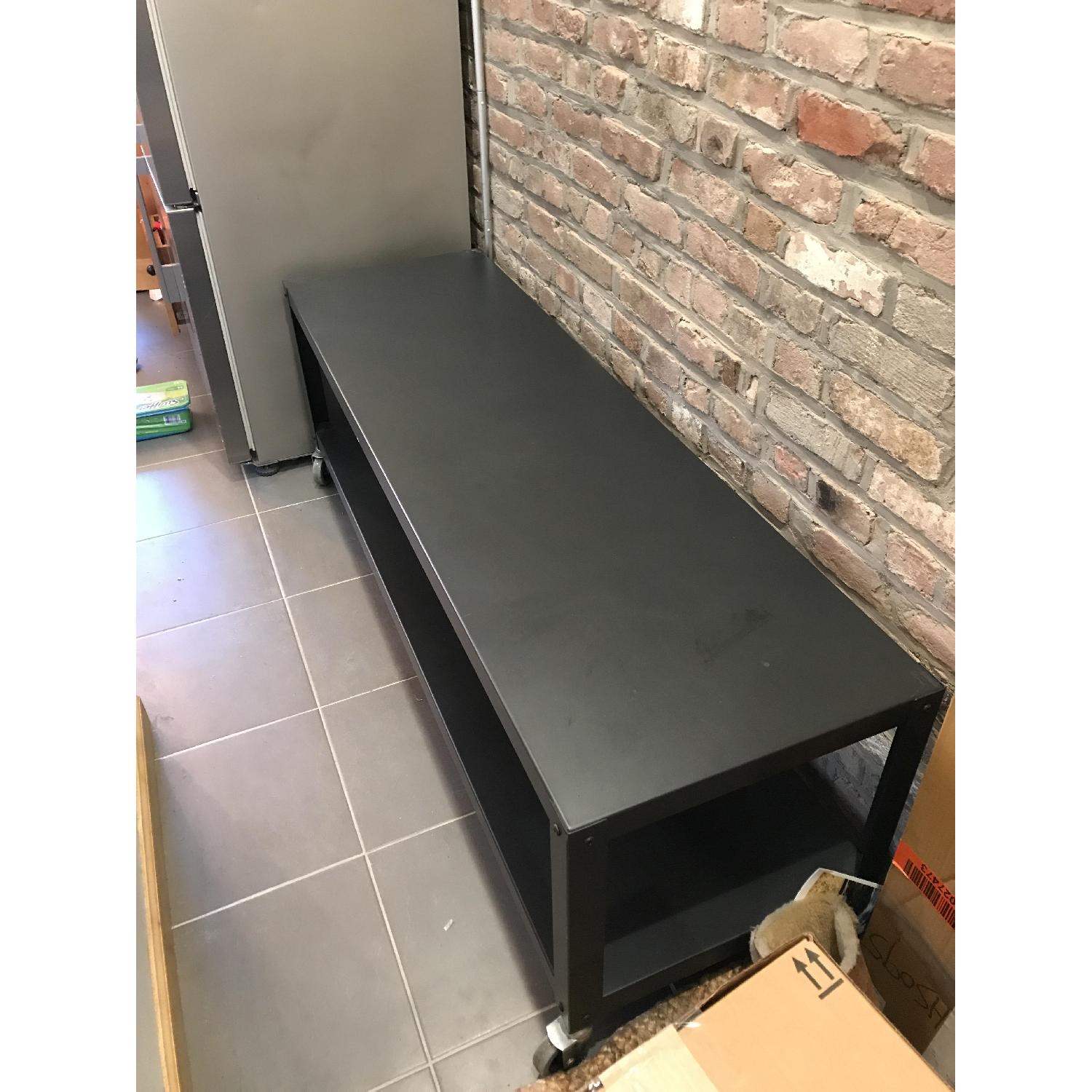 CB2 Go Cart Rolling TV Stand/Coffee Table/Side Table - image-1