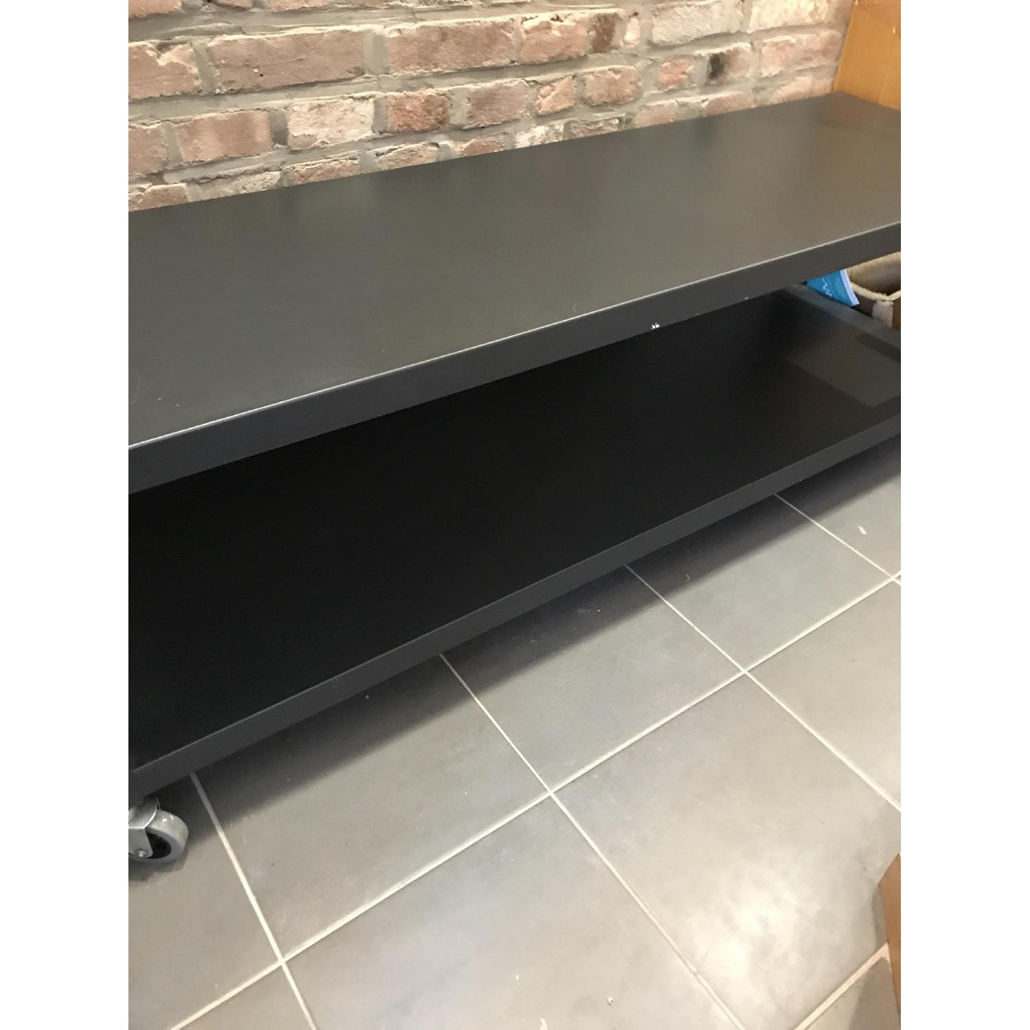 CB2 Go Cart Rolling TV Stand/Coffee Table/Side Table AptDeco