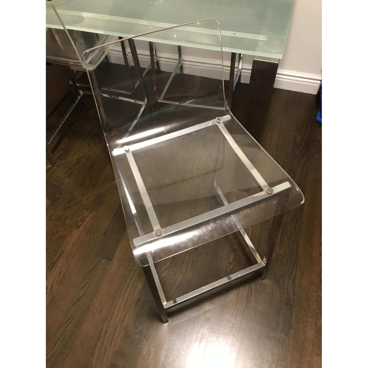 CB2 Vapor Acrylic Bar Stool - image-1